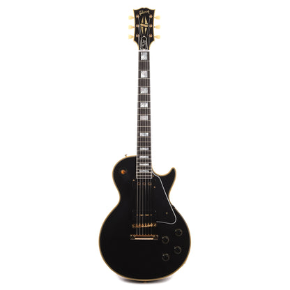 Gibson Custom Shop 1954 Les Paul Custom Staple Pickup Reissue Ebony VOS Electric Guitars / Solid Body