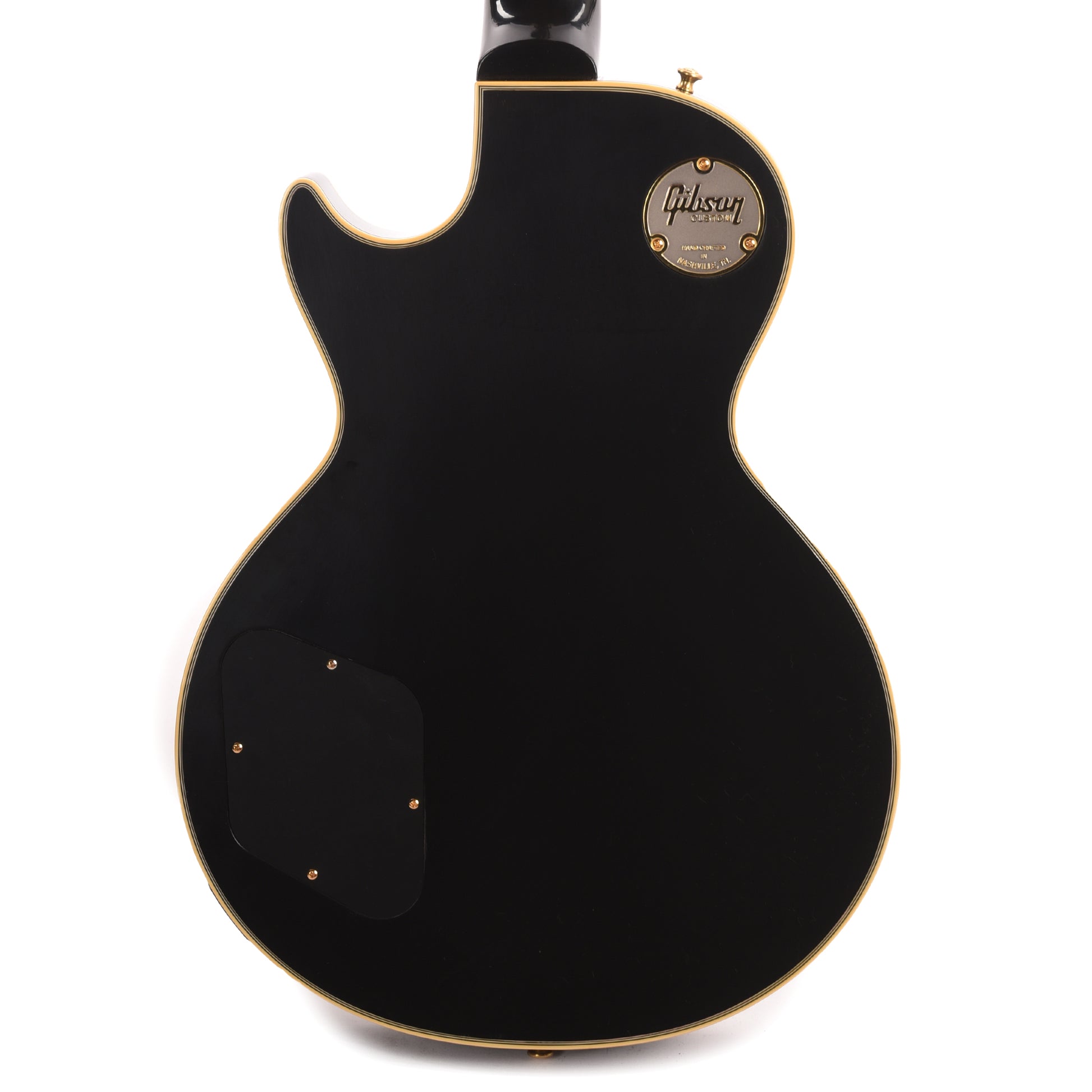 Gibson Custom Shop 1954 Les Paul Custom Staple Pickup Reissue Ebony VOS Electric Guitars / Solid Body