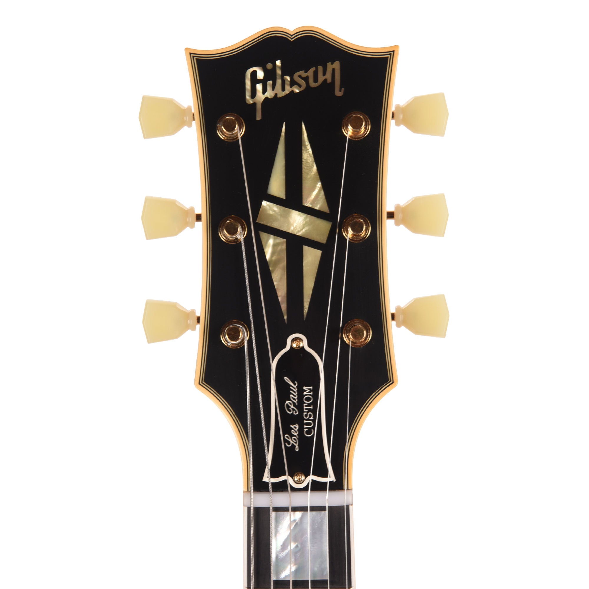Gibson Custom Shop 1954 Les Paul Custom Staple Pickup Reissue Ebony VOS Electric Guitars / Solid Body