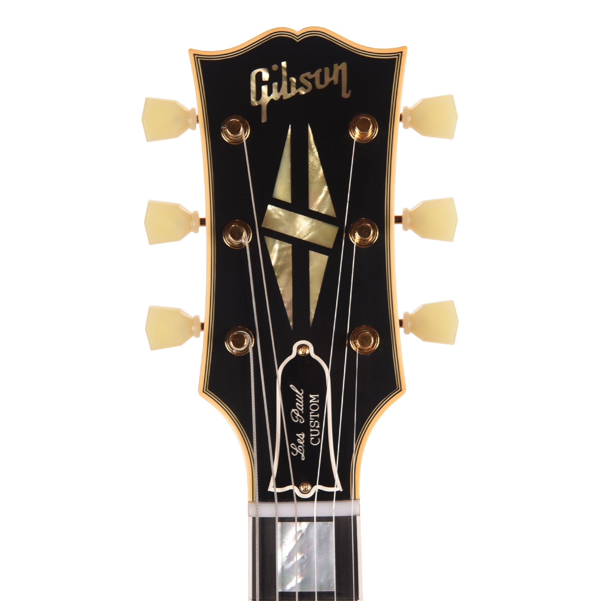 Gibson Custom Shop 1954 Les Paul Custom Staple Pickup Reissue Ebony VOS Electric Guitars / Solid Body