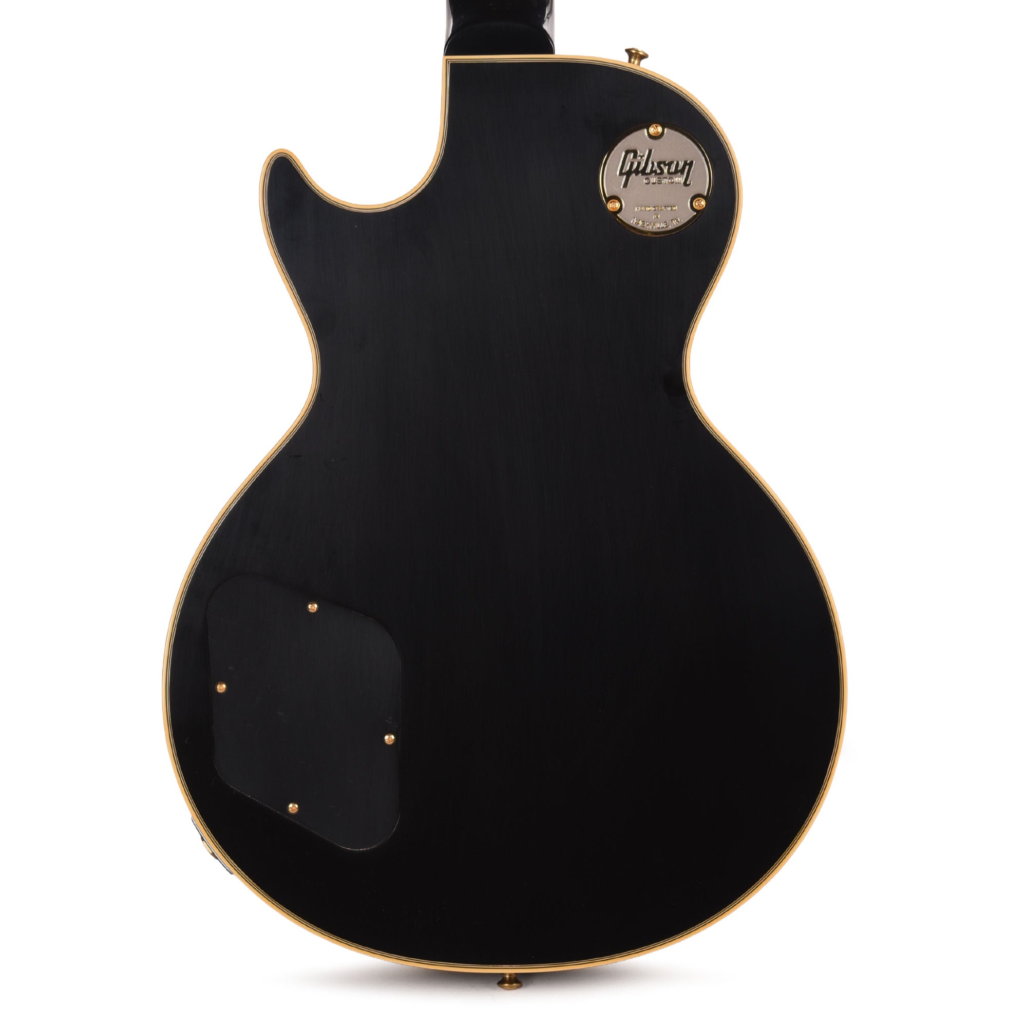 Gibson Custom Shop 1954 Les Paul Custom Staple Pickup Reissue Ebony VOS Electric Guitars / Solid Body