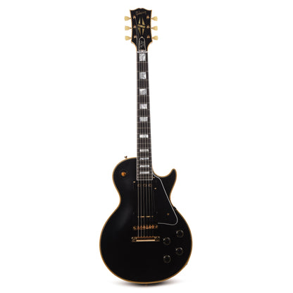 Gibson Custom Shop 1954 Les Paul Custom Staple Pickup Reissue Ebony VOS Electric Guitars / Solid Body