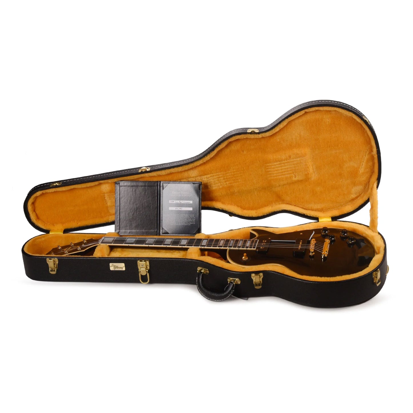 Gibson Custom Shop 1954 Les Paul Custom Staple Pickup Reissue Ebony VOS Electric Guitars / Solid Body