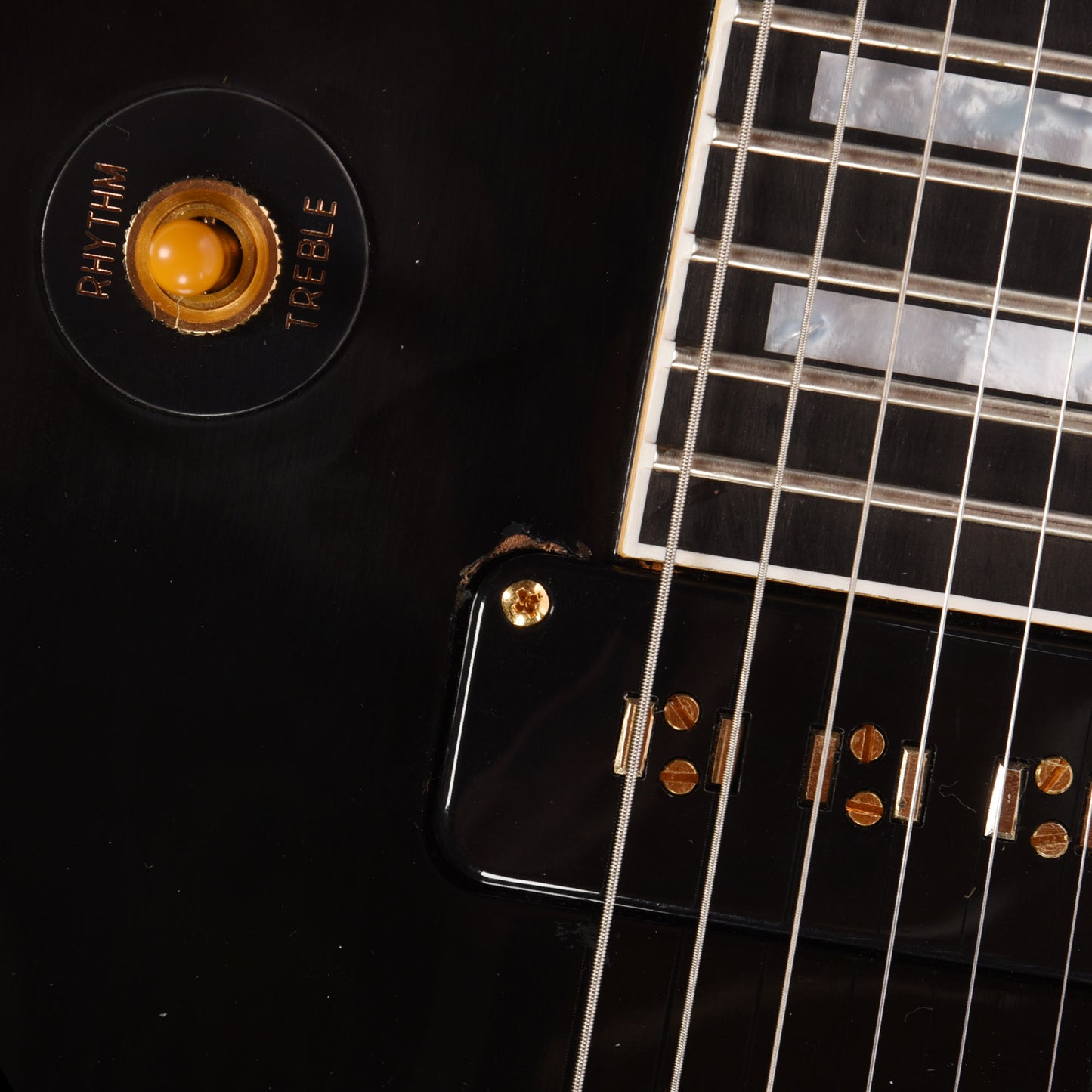 Gibson Custom Shop 1954 Les Paul Custom Staple Pickup Reissue Ebony VOS Electric Guitars / Solid Body