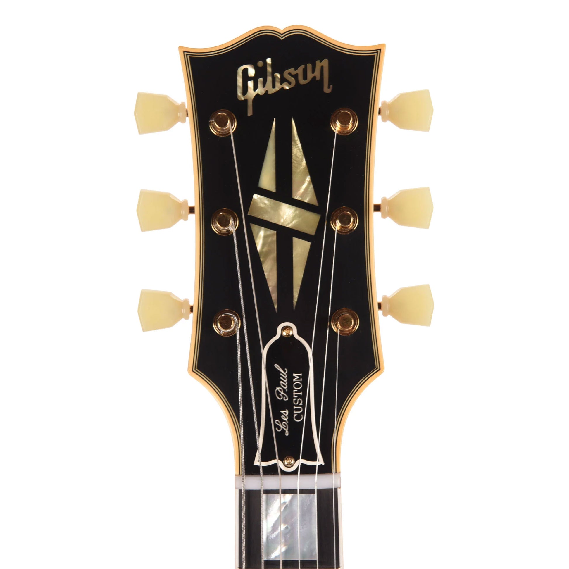 Gibson Custom Shop 1954 Les Paul Custom Staple Pickup Reissue Ebony VOS Electric Guitars / Solid Body