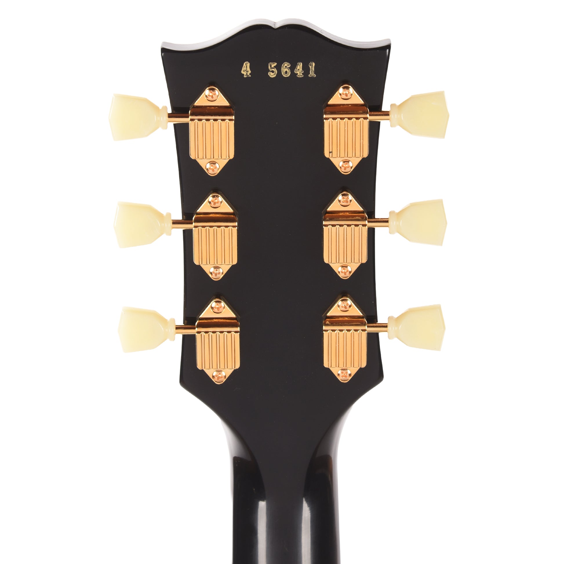 Gibson Custom Shop 1954 Les Paul Custom Staple Pickup Reissue Ebony VOS Electric Guitars / Solid Body