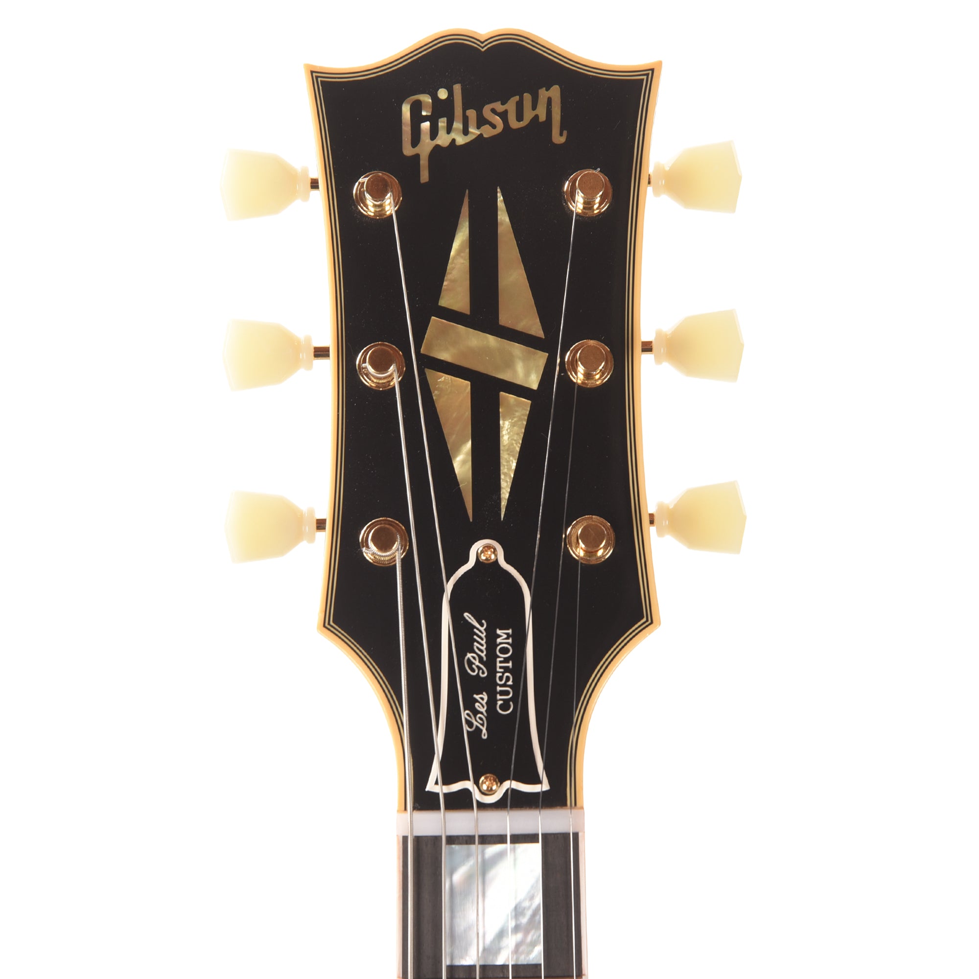 Gibson Custom Shop 1954 Les Paul Custom Staple Pickup Reissue Ebony VOS Electric Guitars / Solid Body
