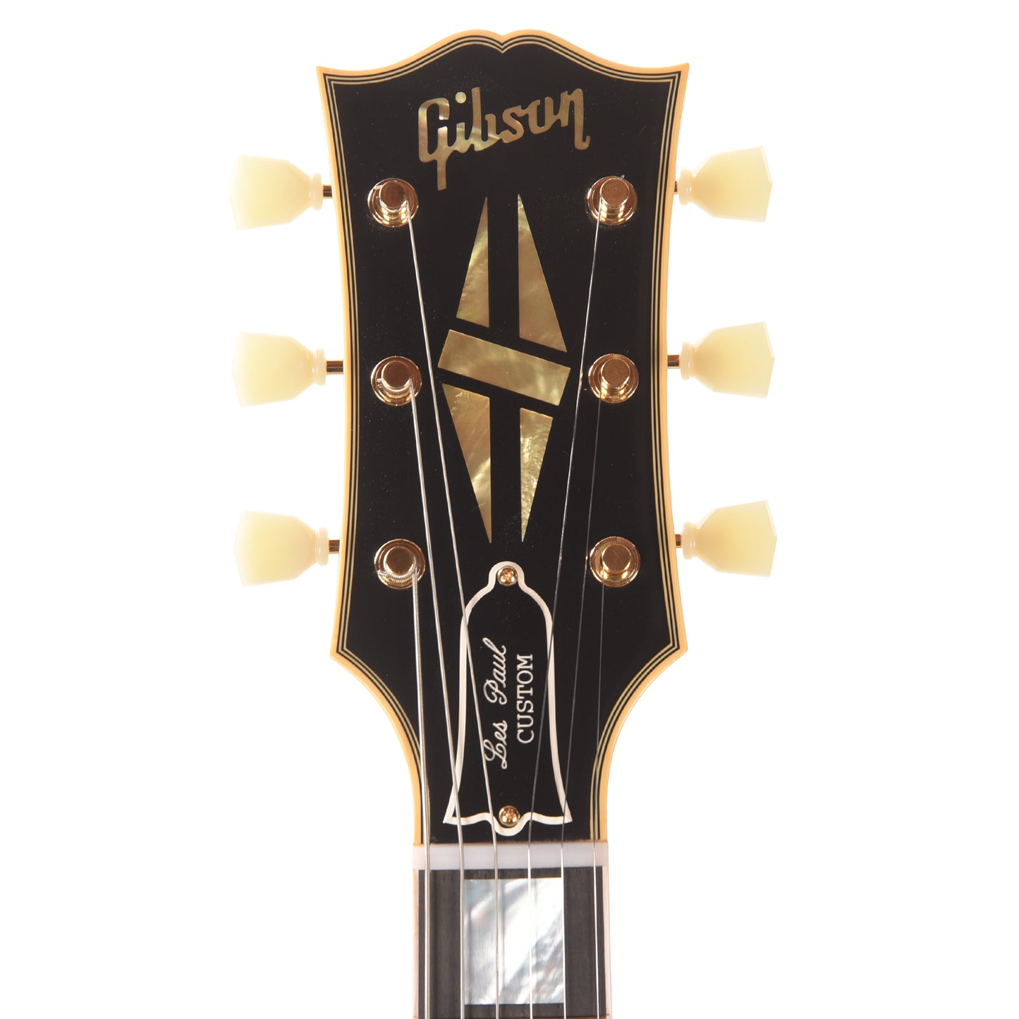 Gibson Custom Shop 1954 Les Paul Custom Staple Pickup Reissue Ebony VOS Electric Guitars / Solid Body