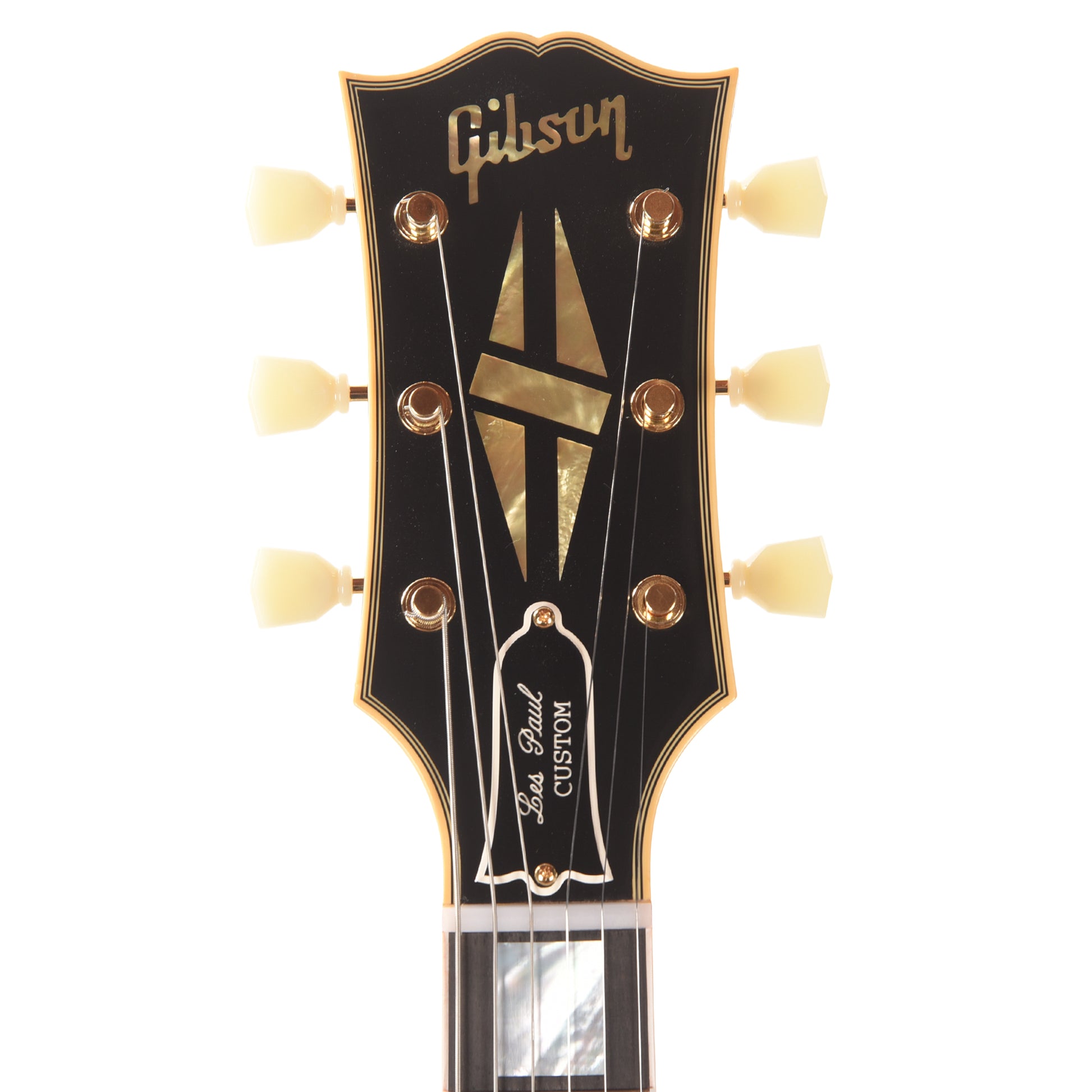 Gibson Custom Shop 1954 Les Paul Custom Staple Pickup Reissue Ebony VOS Electric Guitars / Solid Body