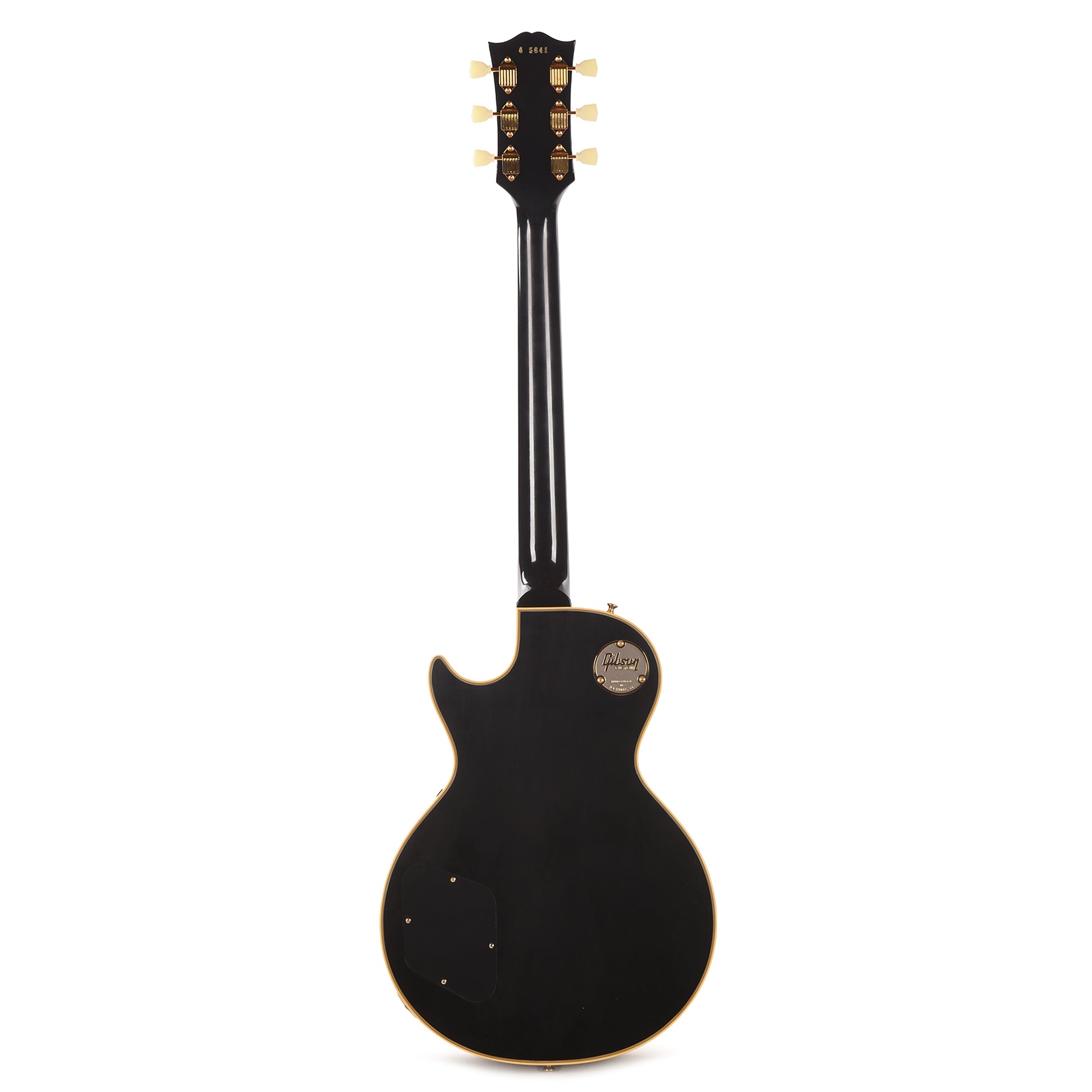 Gibson Custom Shop 1954 Les Paul Custom Staple Pickup Reissue Ebony VOS Electric Guitars / Solid Body