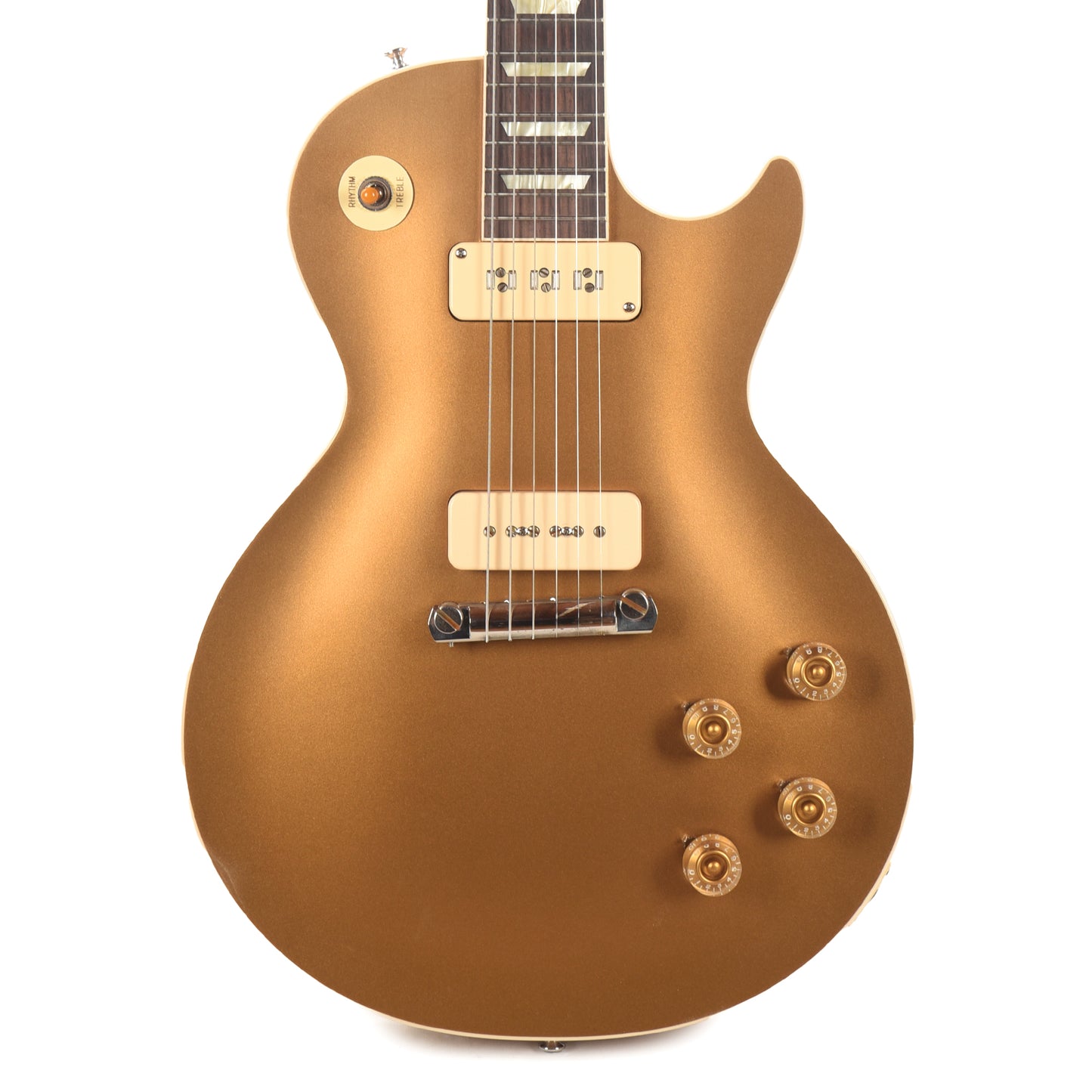 Gibson Custom Shop 1954 Les Paul Goldtop VOS w/Staple Pickup & P90 Electric Guitars / Solid Body