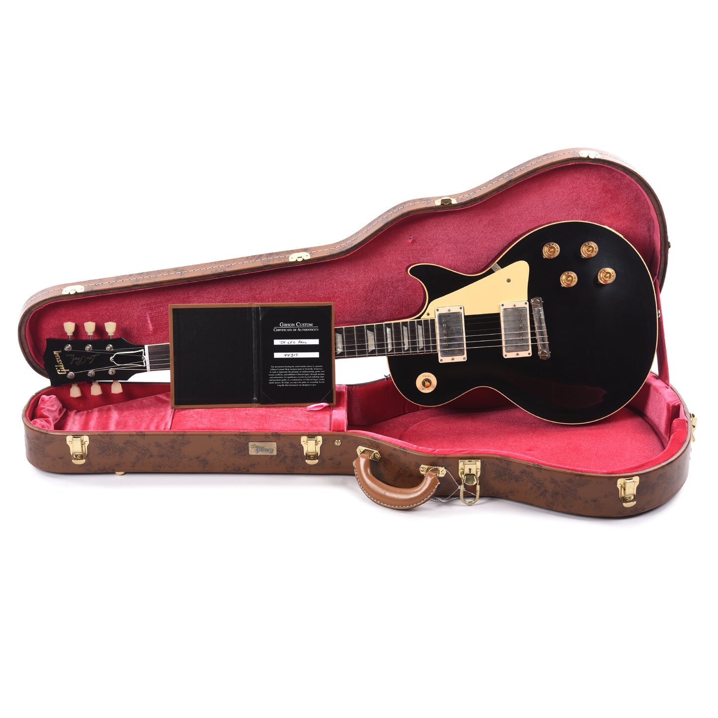Gibson Custom Shop 1954 Les Paul Standard "CME Spec" Ebony Darkback VOS w/Custom "S" Buckers & Carmelita Neck Electric Guitars / Solid Body