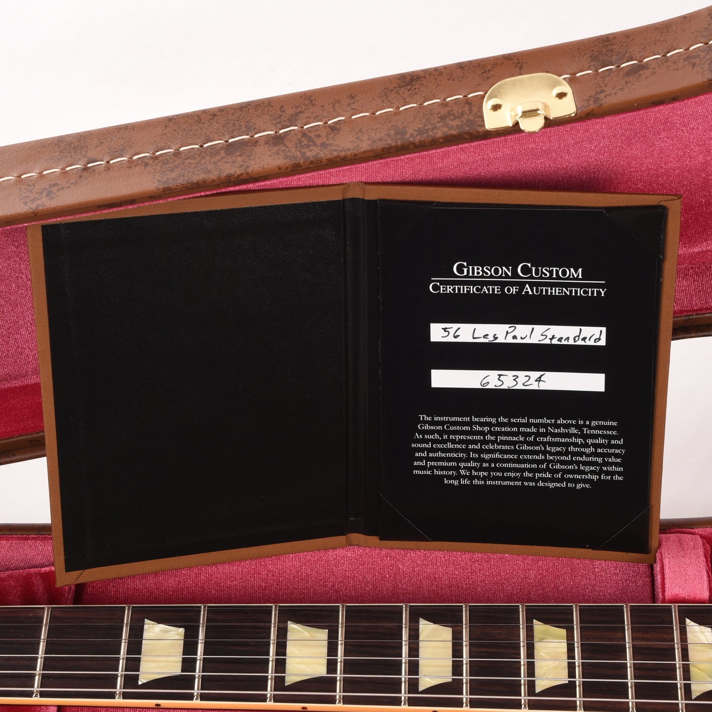 Gibson Custom Shop 1956 Les Paul Goldtop Darkback VOS w/60 V2 Neck Profile Electric Guitars / Solid Body