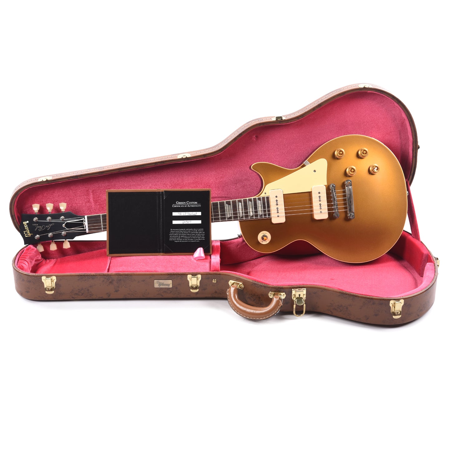 Gibson Custom Shop 1956 Les Paul Goldtop Darkback VOS w/60 V2 Neck Profile Electric Guitars / Solid Body