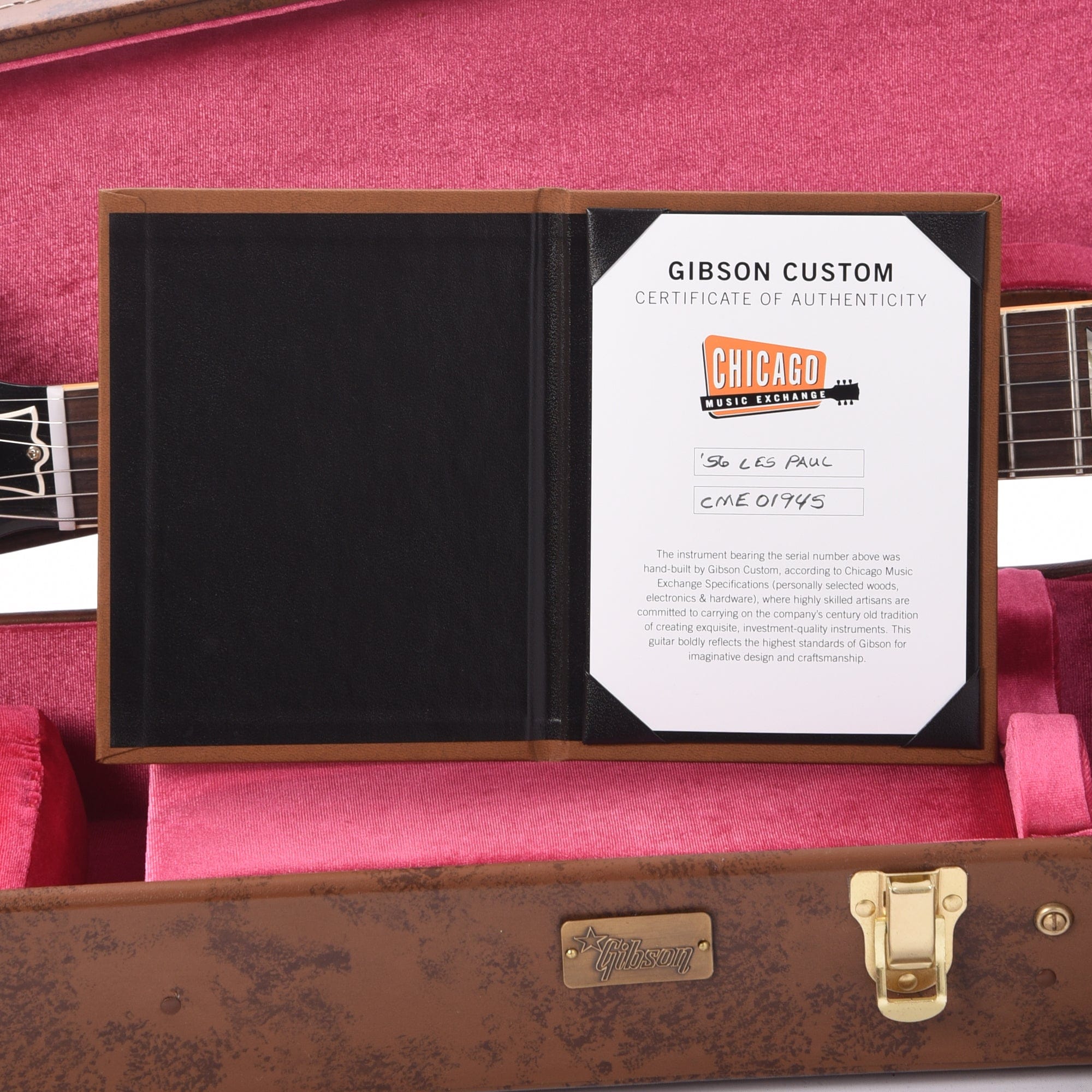 Gibson Custom Shop 1956 Les Paul Goldtop Darkback VOS w/60 V2 Neck Profile Electric Guitars / Solid Body