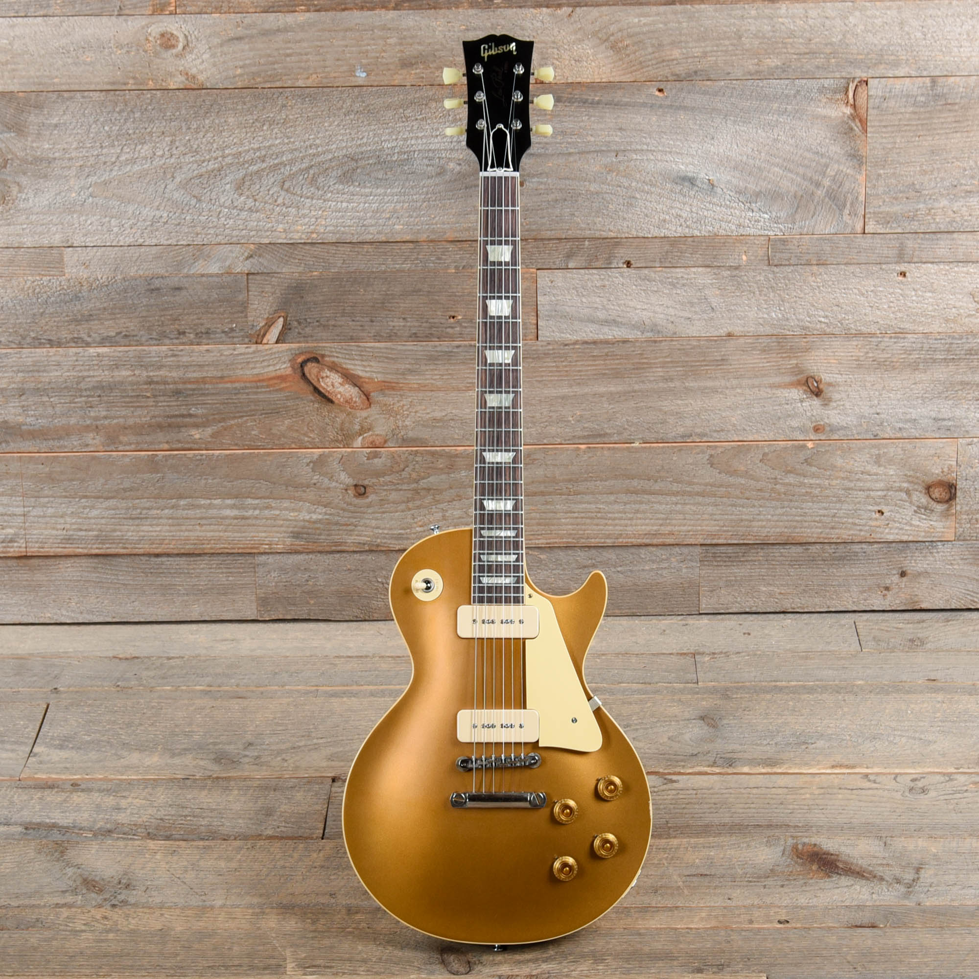 Gibson Custom Shop 1956 Les Paul Goldtop Darkback VOS w/60 V2 Neck Profile Electric Guitars / Solid Body