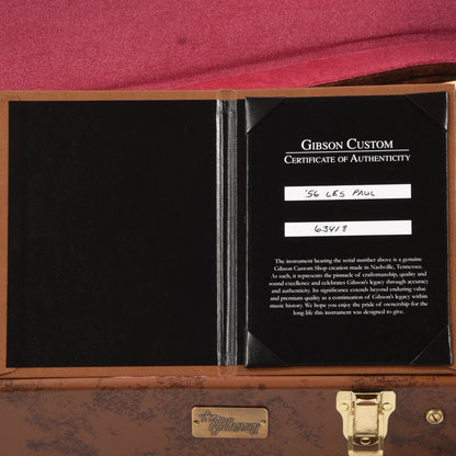 Gibson Custom Shop 1956 Les Paul Goldtop Darkback VOS w/60 V2 Neck Profile Electric Guitars / Solid Body