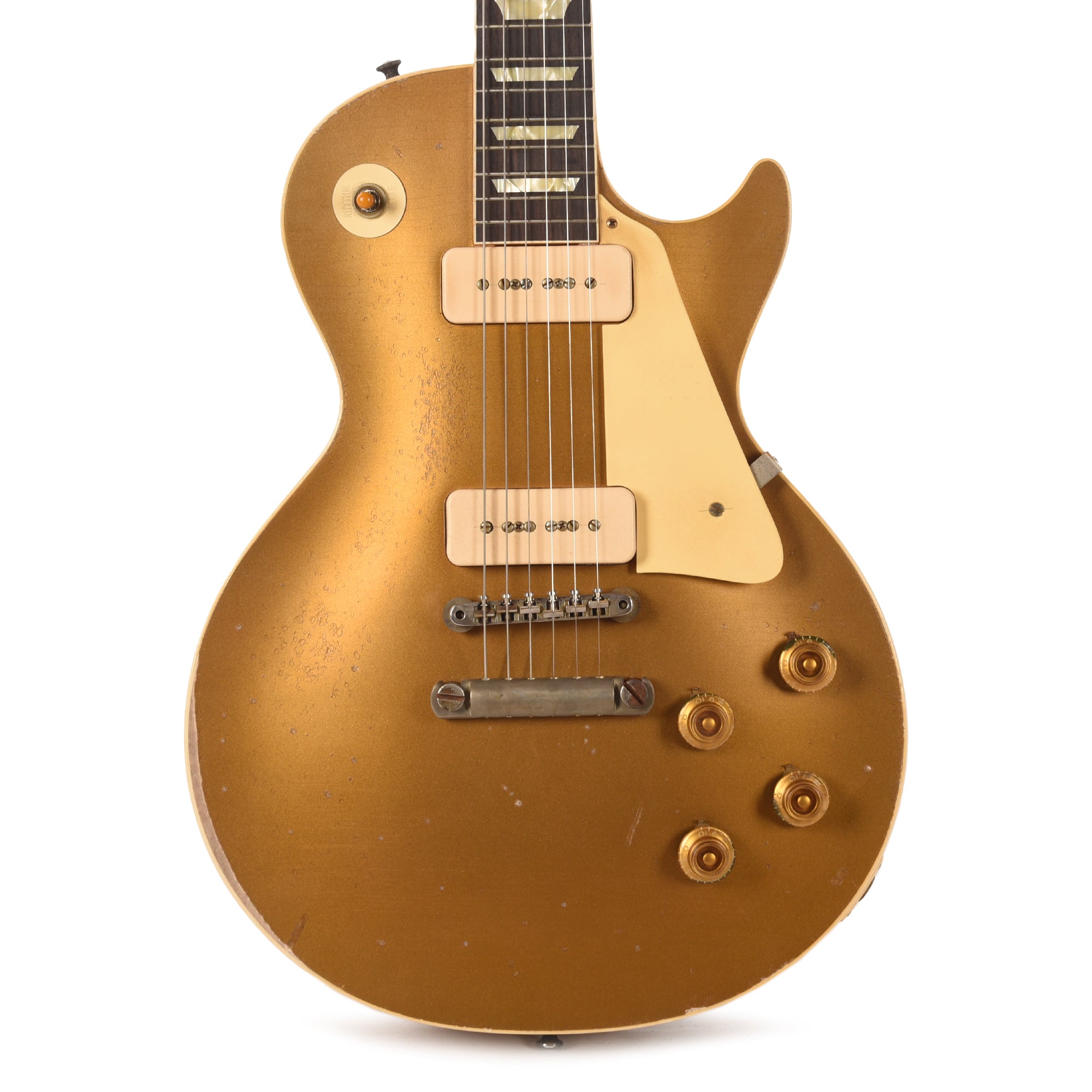 Gibson Custom Shop 1956 Les Paul Goldtop Reissue Double Gold All Over Ultralight Back Murphy Lab Heavy Aged Electric Guitars / Solid Body