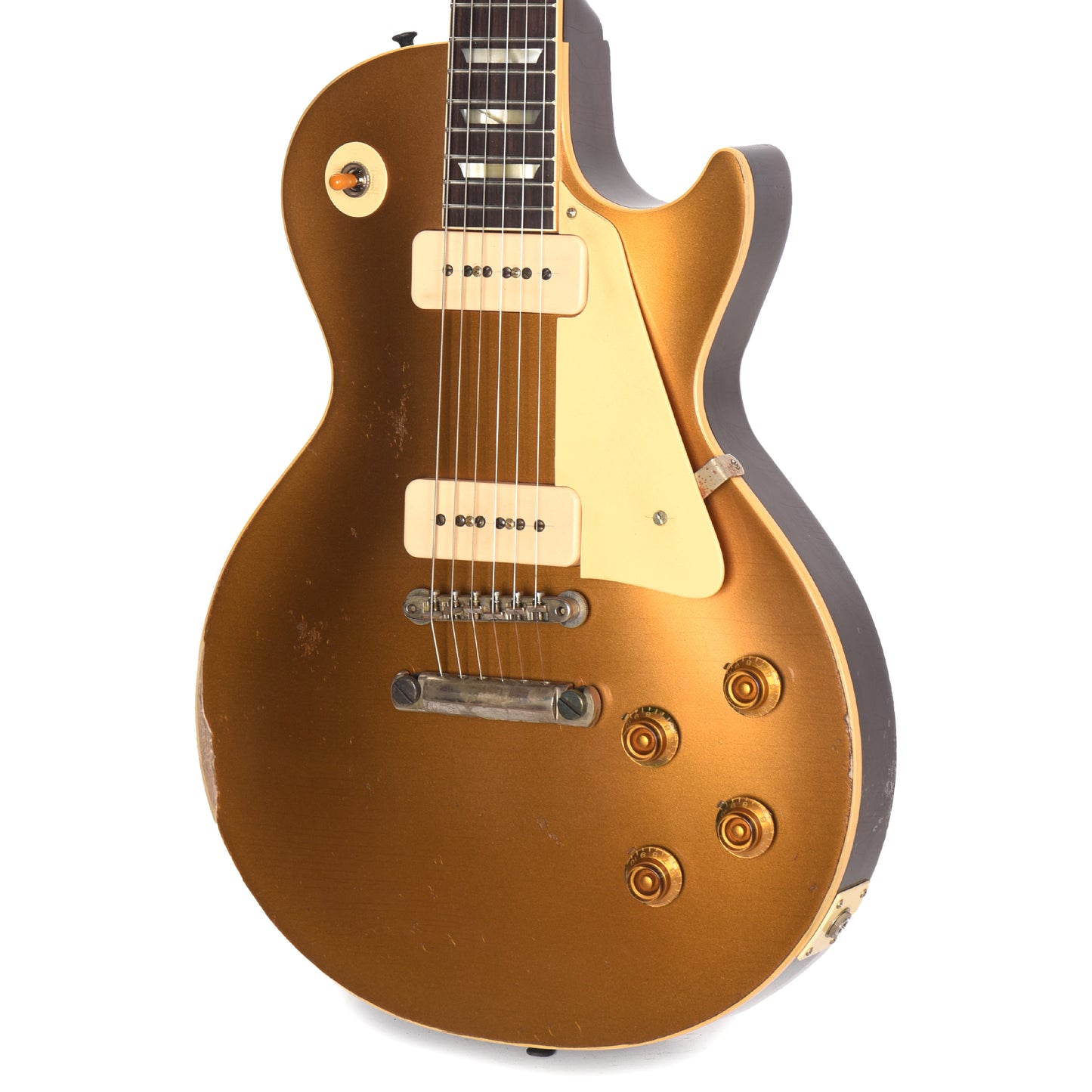 Gibson Custom Shop 1956 Les Paul Goldtop Reissue Double Gold Ultralight Back Murphy Lab Heavy Aged Electric Guitars / Solid Body