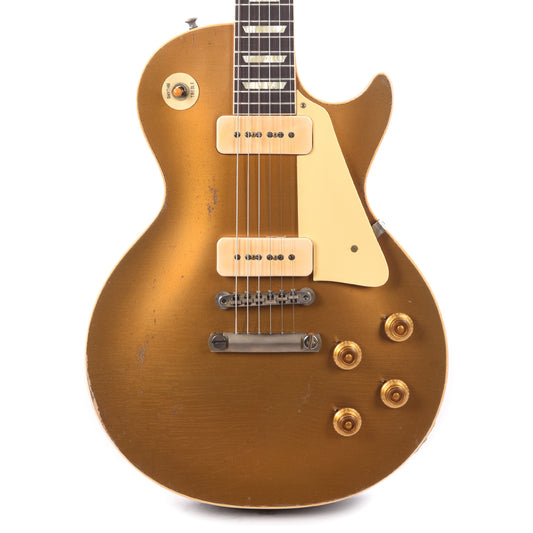 Gibson Custom Shop 1956 Les Paul Goldtop Reissue Double Gold Ultralight Back Murphy Lab Heavy Electric Guitars / Solid Body