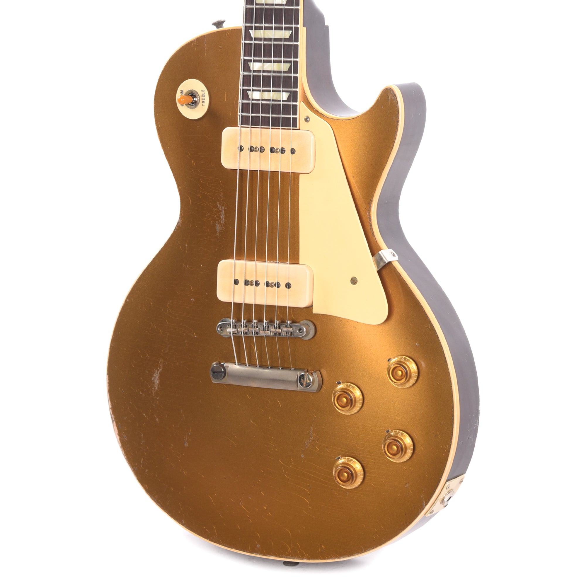 Gibson Custom Shop 1956 Les Paul Goldtop Reissue Double Gold Ultralight Back Murphy Lab Heavy Electric Guitars / Solid Body