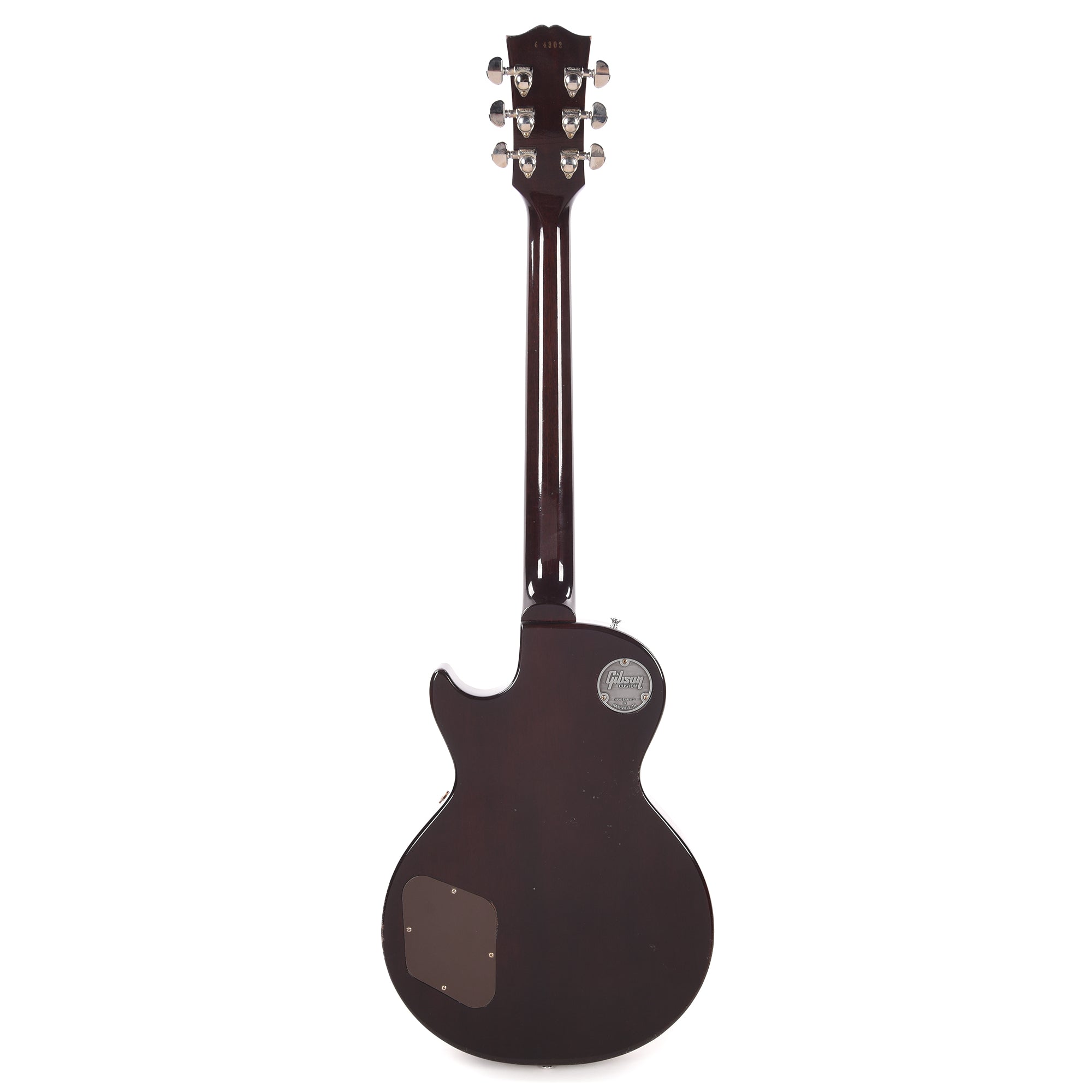 Gibson Custom Shop 1956 Les Paul Standard Antique Ebony Top/Dark Back Murphy Lab Light Aged w/Mini Humbuckers Electric Guitars / Solid Body