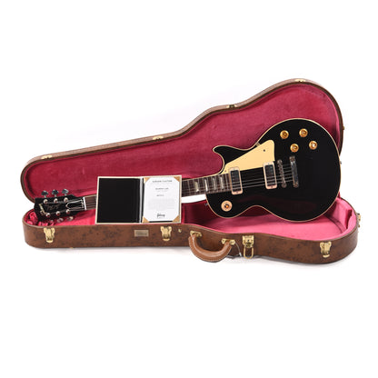 Gibson Custom Shop 1956 Les Paul Standard Antique Ebony Top/Dark Back Murphy Lab Light Aged w/Mini Humbuckers Electric Guitars / Solid Body