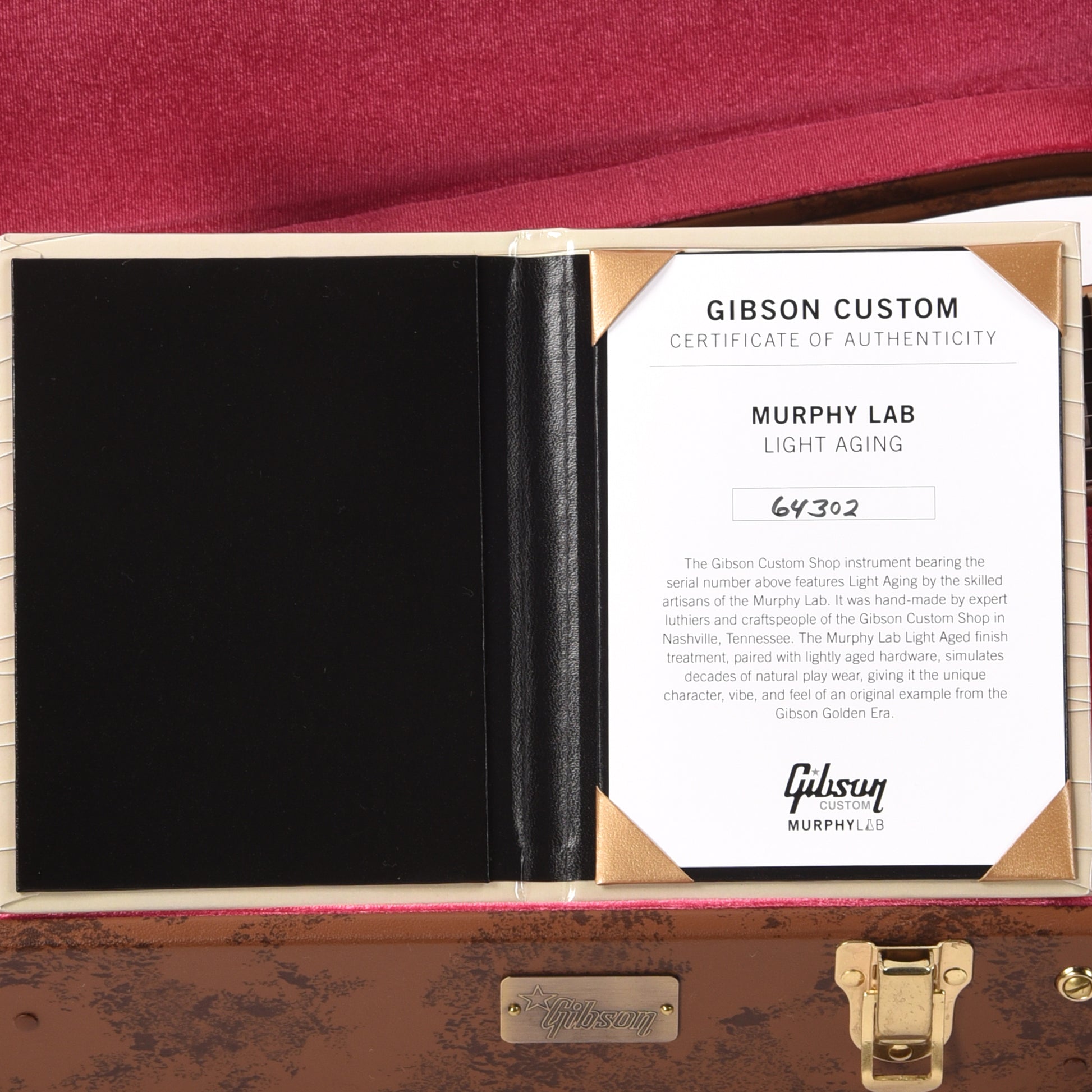Gibson Custom Shop 1956 Les Paul Standard Antique Ebony Top/Dark Back Murphy Lab Light Aged w/Mini Humbuckers Electric Guitars / Solid Body