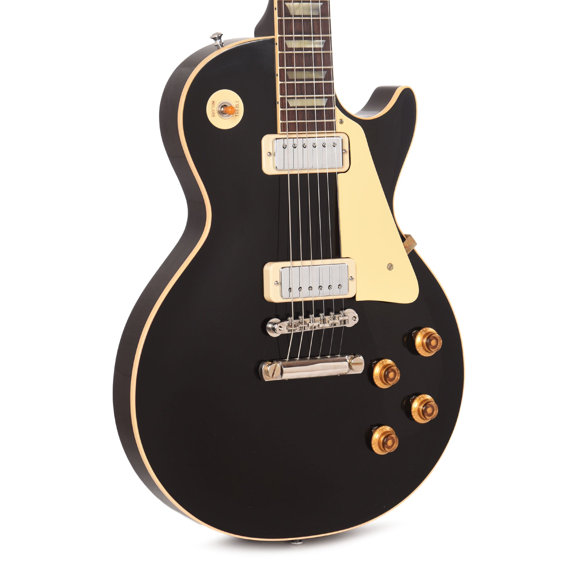 Gibson Custom Shop 1956 Les Paul Standard Antique Ebony Top Dark Back VOS w/Mini Humbuckers Electric Guitars / Solid Body