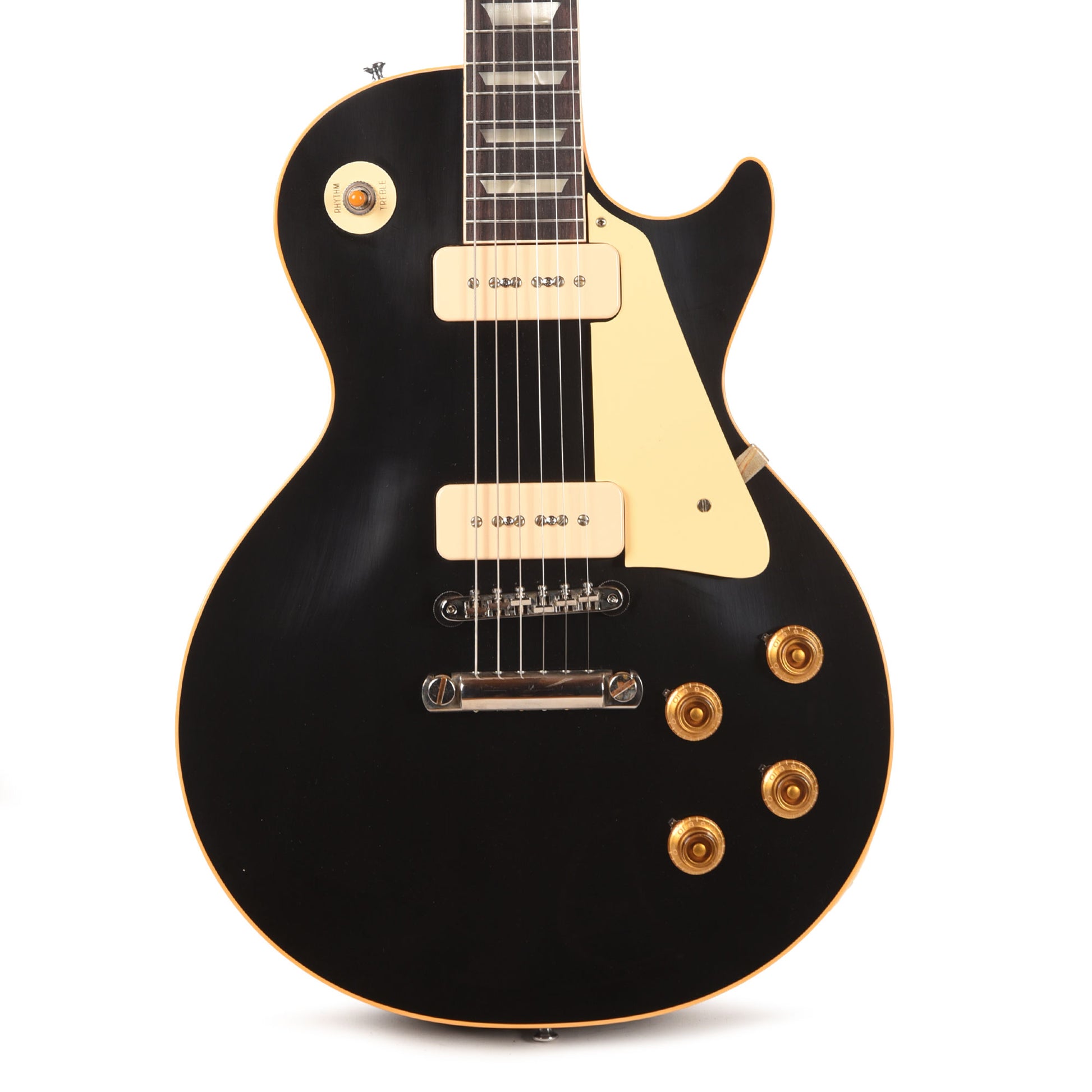 Gibson Custom Shop 1956 Les Paul Standard Antique Ebony VOS w/P90 Pickups Electric Guitars / Solid Body