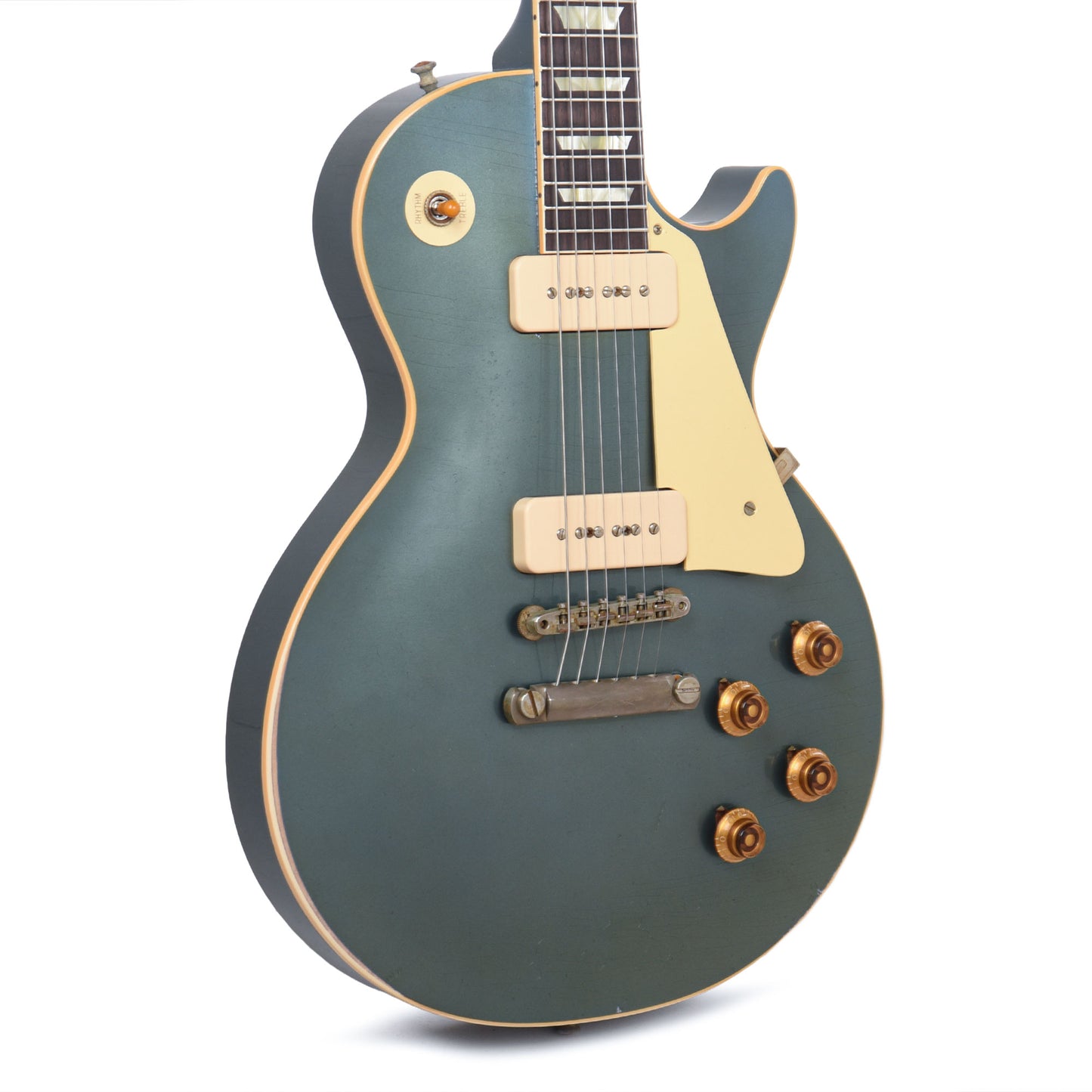 Gibson Custom Shop 1956 Les Paul Standard Antique Pelham Blue Murphy Lab Light Aged w/P90 Pickups Electric Guitars / Solid Body