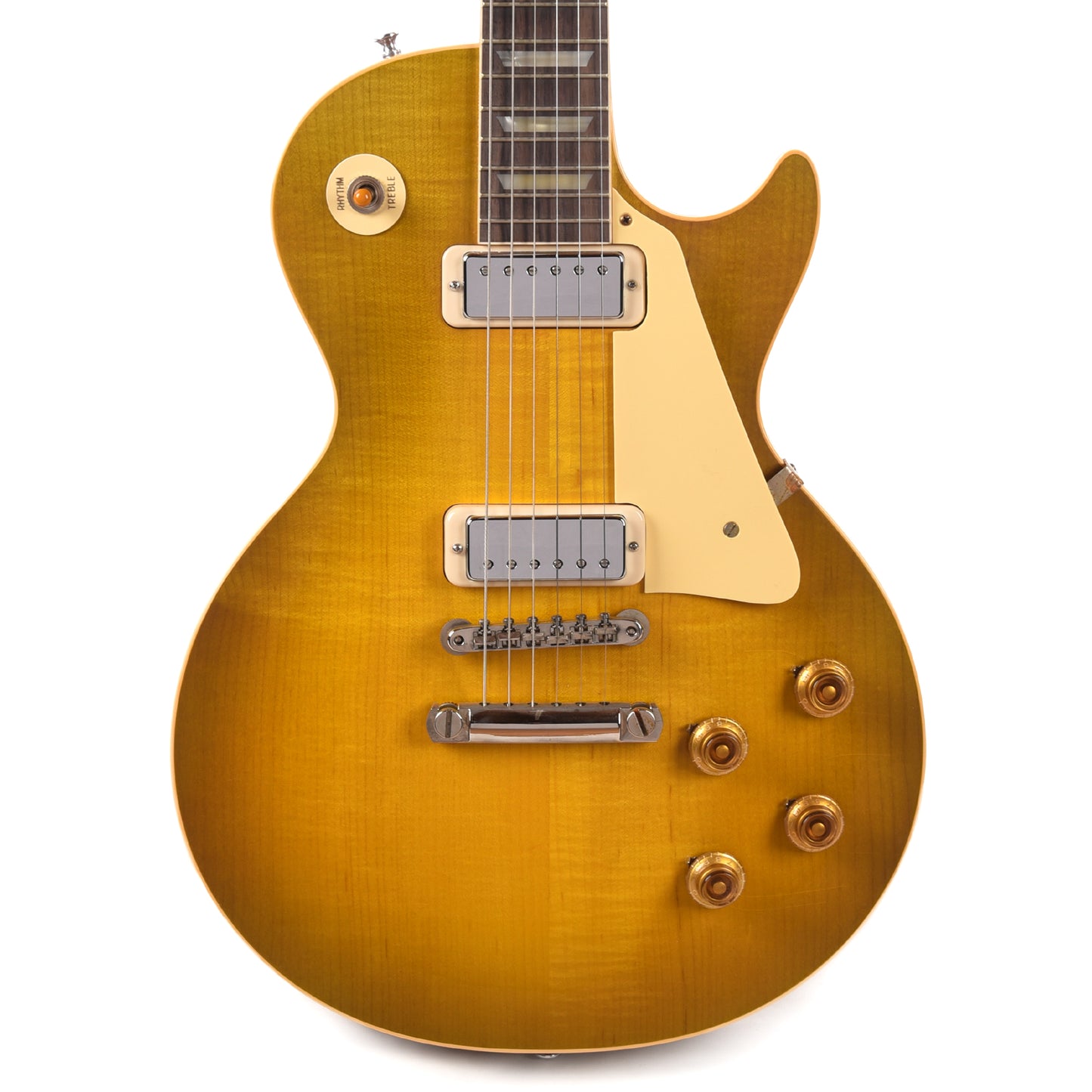 Gibson Custom Shop 1956 Les Paul Standard Green Lemon VOS w/Stinger & Mini Humbuckers DEMO Electric Guitars / Solid Body