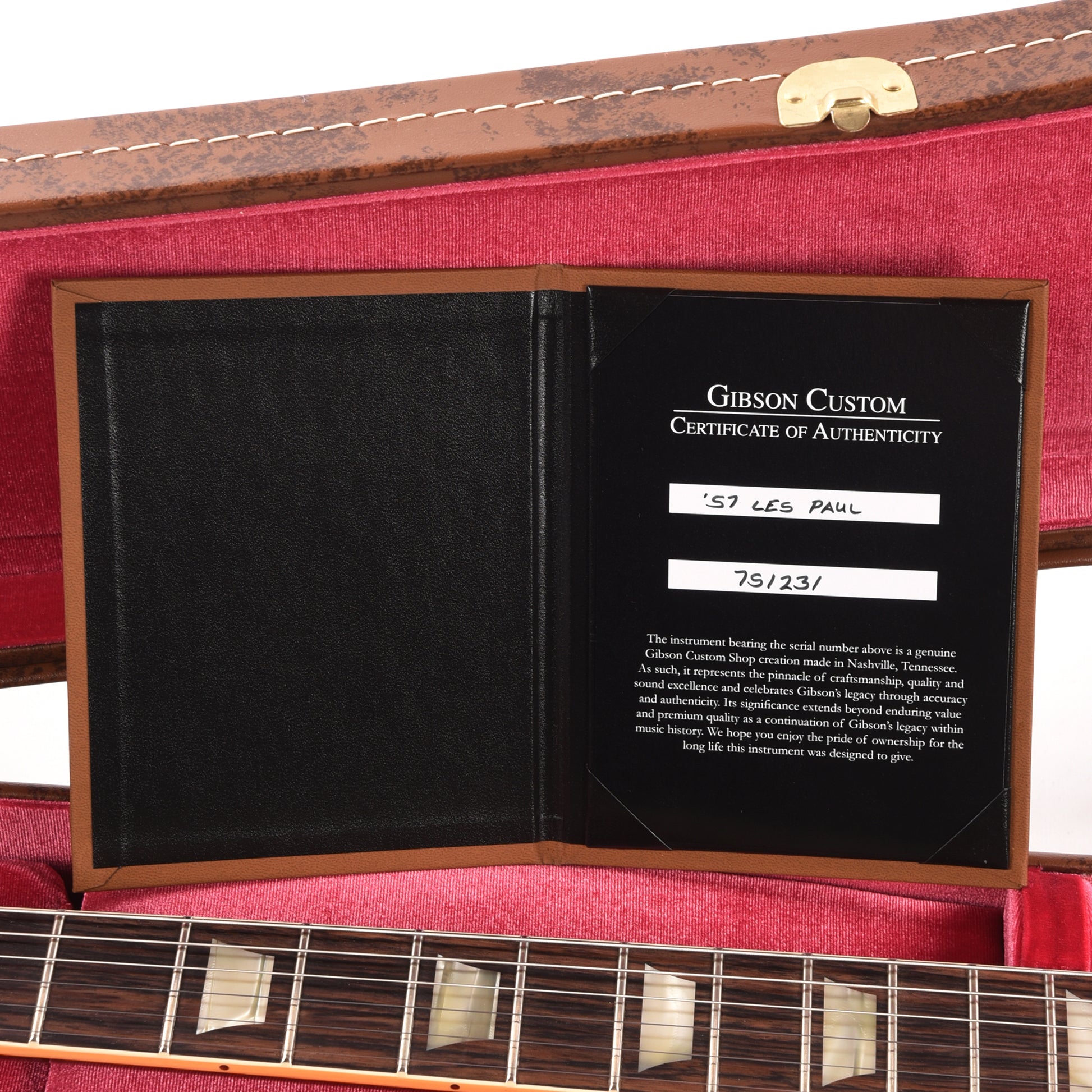 Gibson Custom Shop 1957 Les Paul "CME Spec" LEFTY Goldtop VOS w/'59 Carmelita Neck Electric Guitars / Solid Body