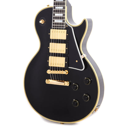 Gibson Custom Shop 1957 Les Paul Custom 3-Pickup Ebony Gloss Electric Guitars / Solid Body