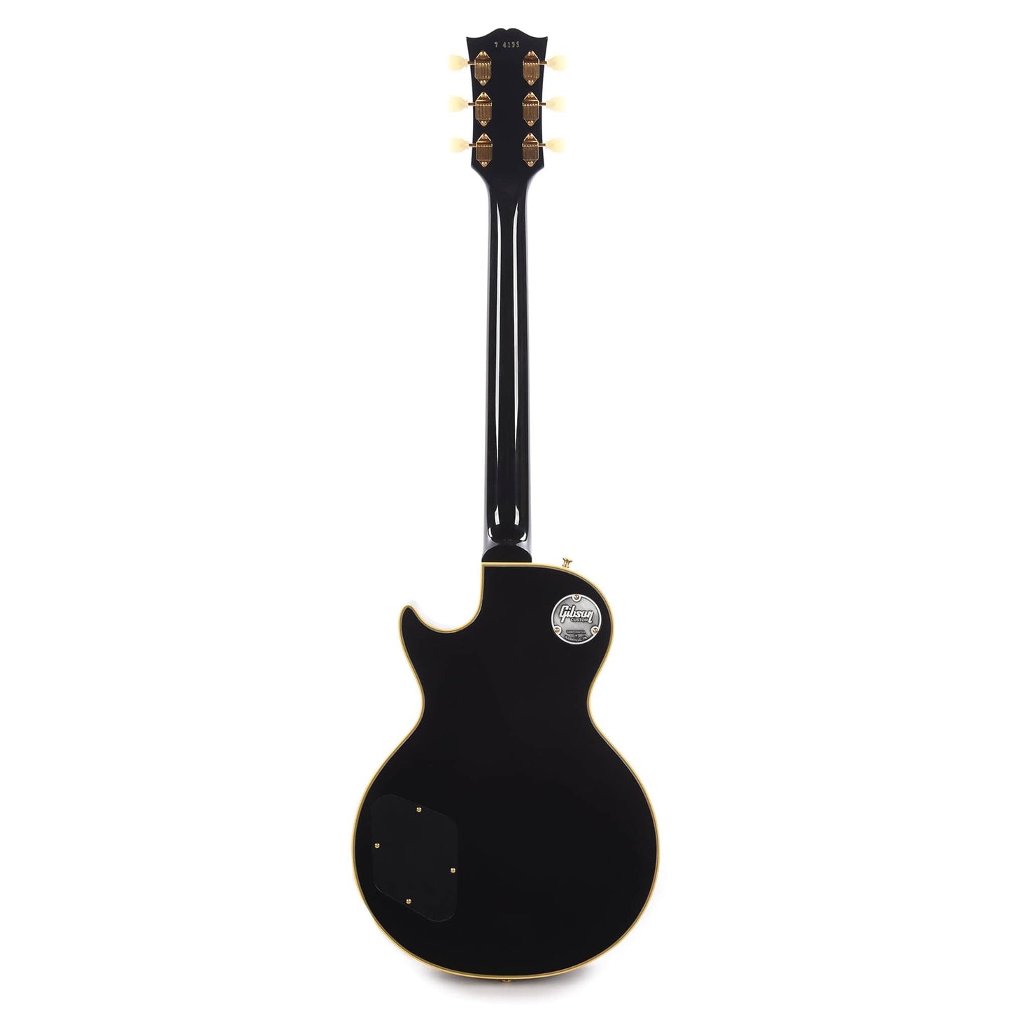 Gibson Custom Shop 1957 Les Paul Custom 3-Pickup Ebony Gloss Electric Guitars / Solid Body