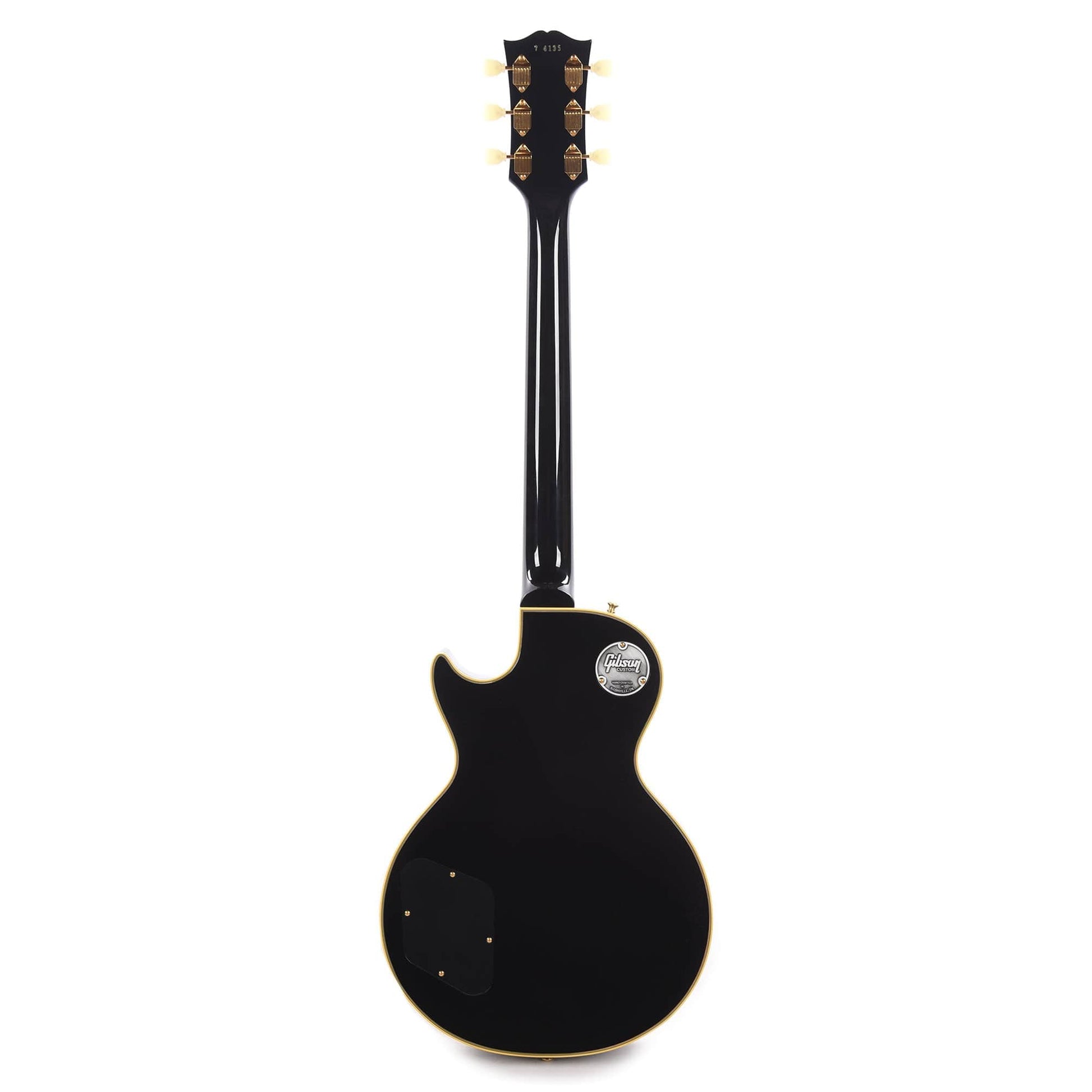 Gibson Custom Shop 1957 Les Paul Custom 3-Pickup Ebony Gloss Electric Guitars / Solid Body