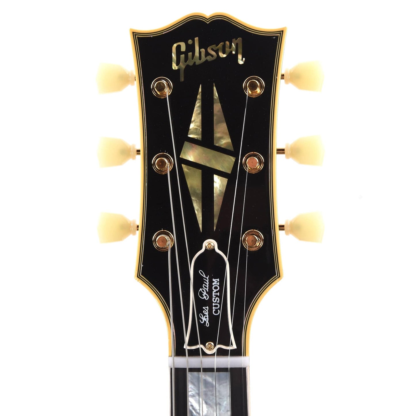Gibson Custom Shop 1957 Les Paul Custom 3-Pickup Ebony Gloss Electric Guitars / Solid Body