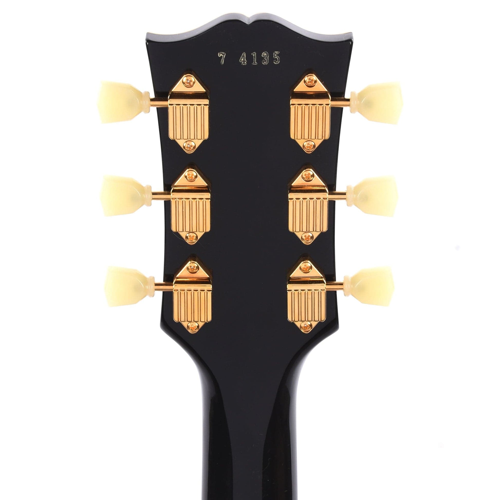 Gibson Custom Shop 1957 Les Paul Custom 3-Pickup Ebony Gloss Electric Guitars / Solid Body