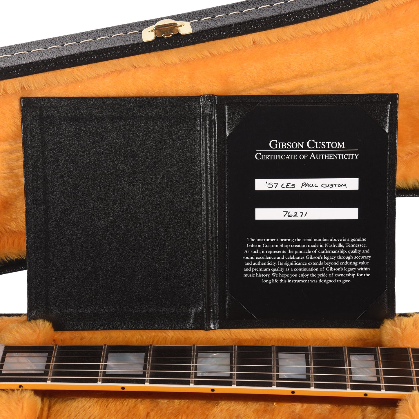 Gibson Custom Shop 1957 Les Paul Custom Cherry Toner VOS w/Custom "S" Buckers Electric Guitars / Solid Body