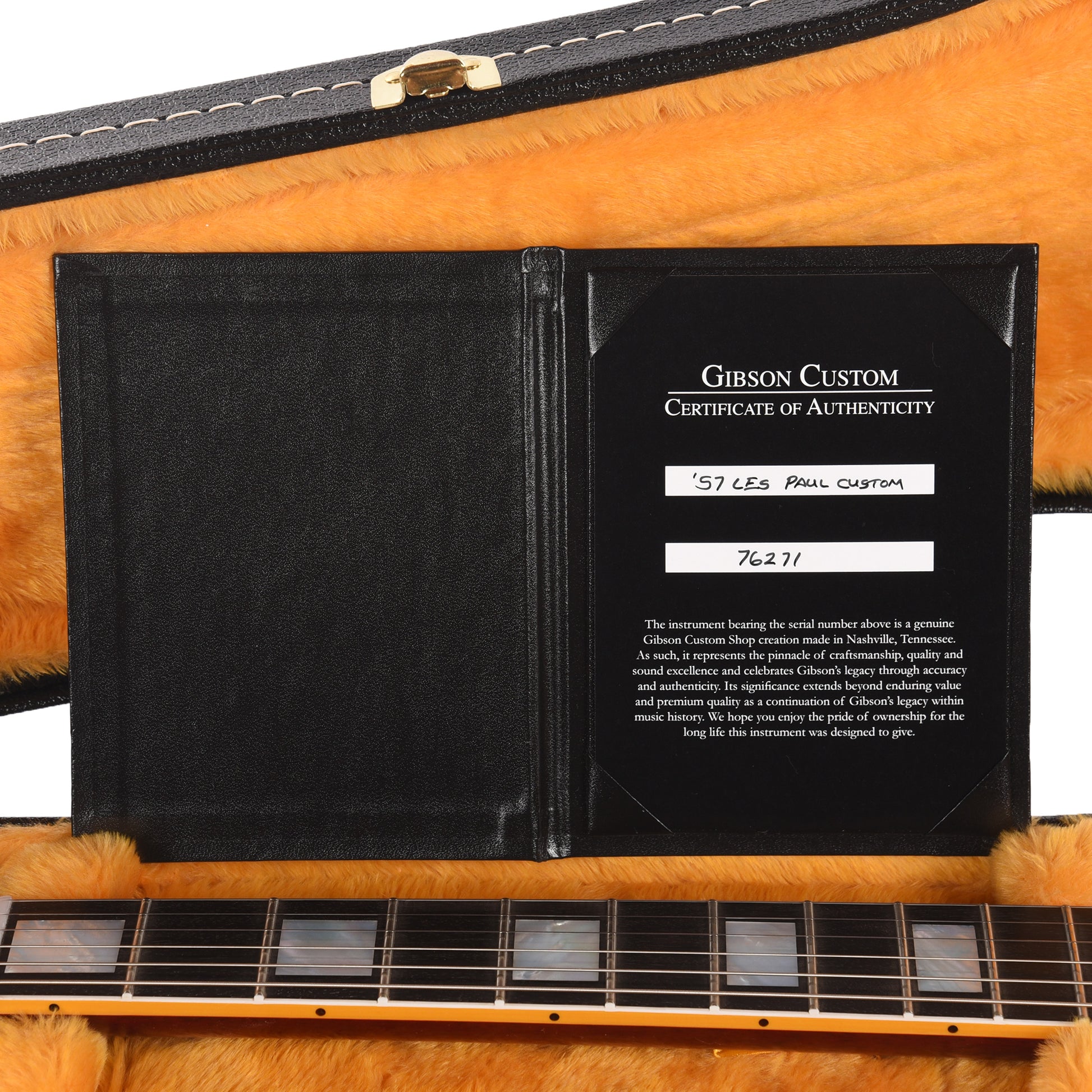 Gibson Custom Shop 1957 Les Paul Custom Cherry Toner VOS w/Custom "S" Buckers Electric Guitars / Solid Body