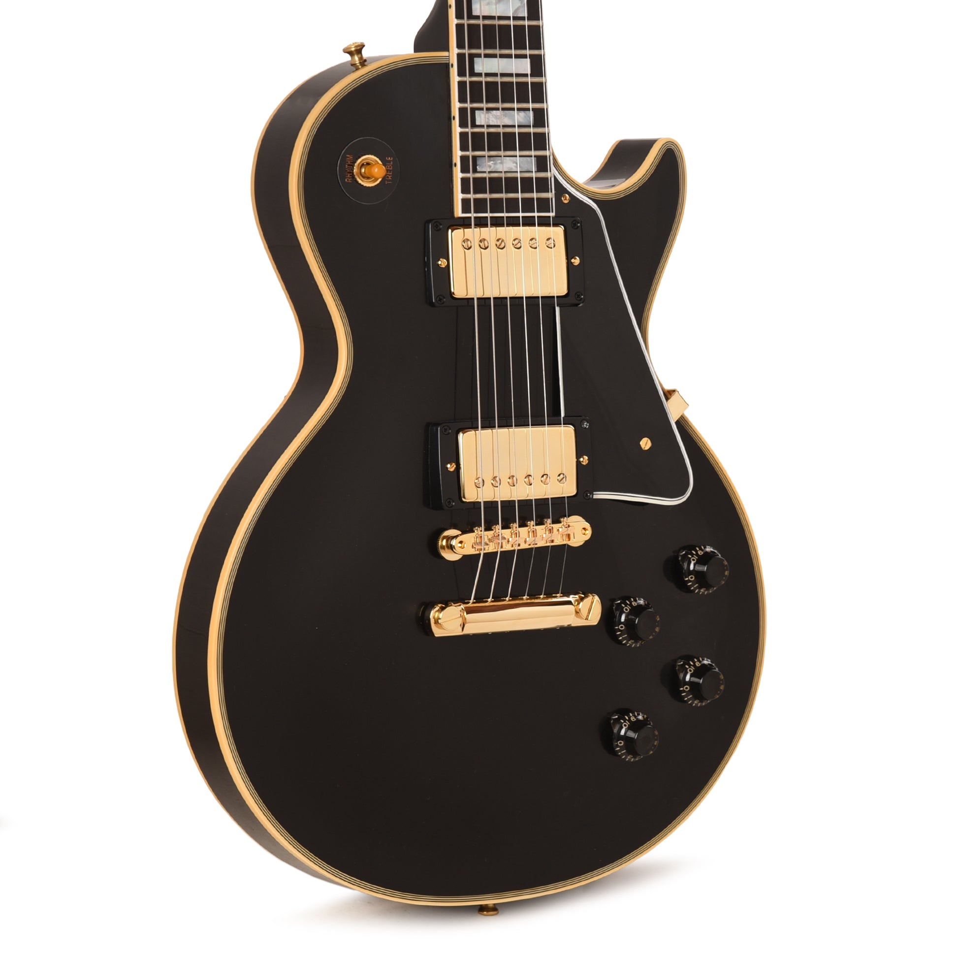 Gibson Custom Shop 1957 Les Paul Custom "CME Spec" Antique Ebony VOS w/Custom "S" Buckers Electric Guitars / Solid Body