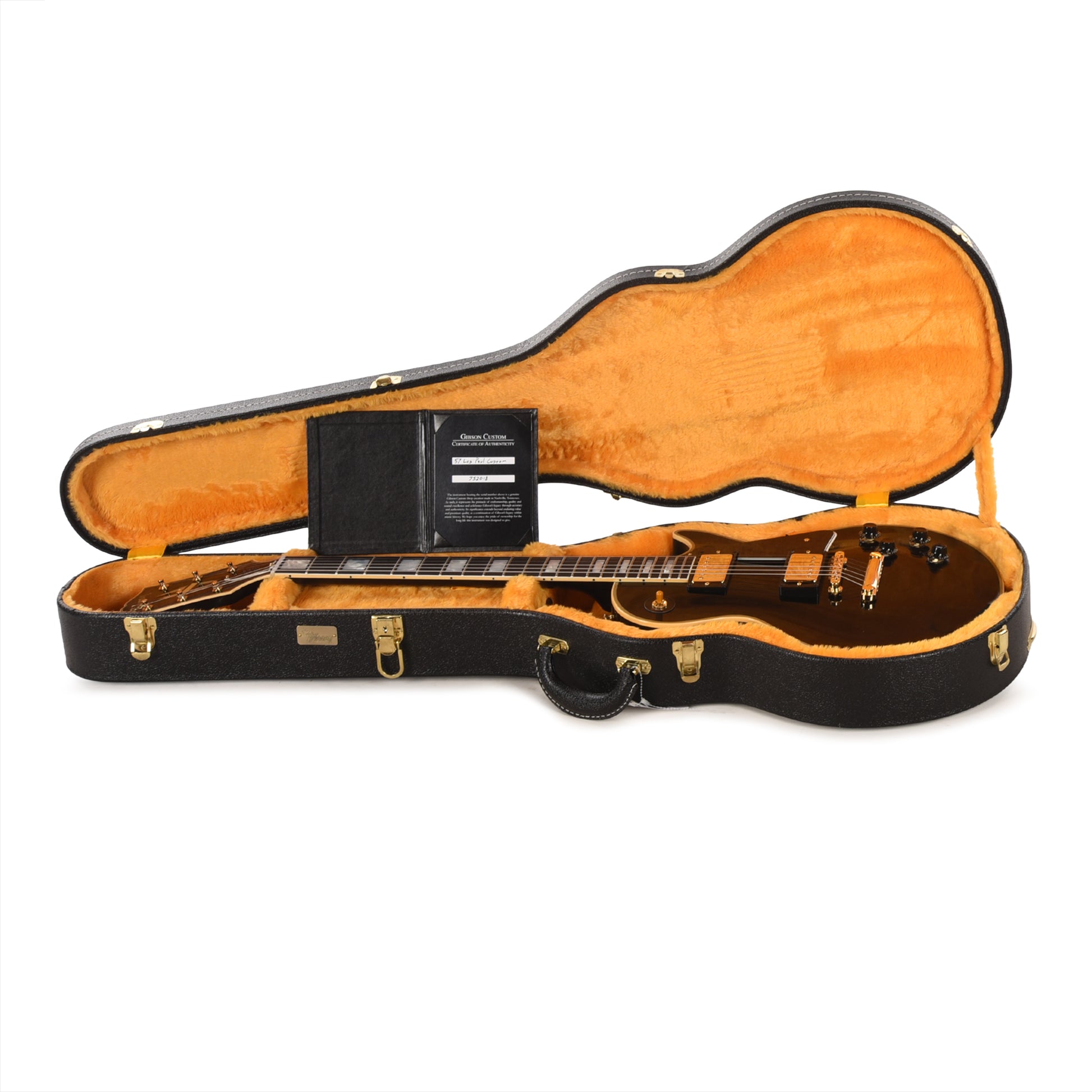 Gibson Custom Shop 1957 Les Paul Custom "CME Spec" Antique Ebony VOS w/Custom "S" Buckers Electric Guitars / Solid Body