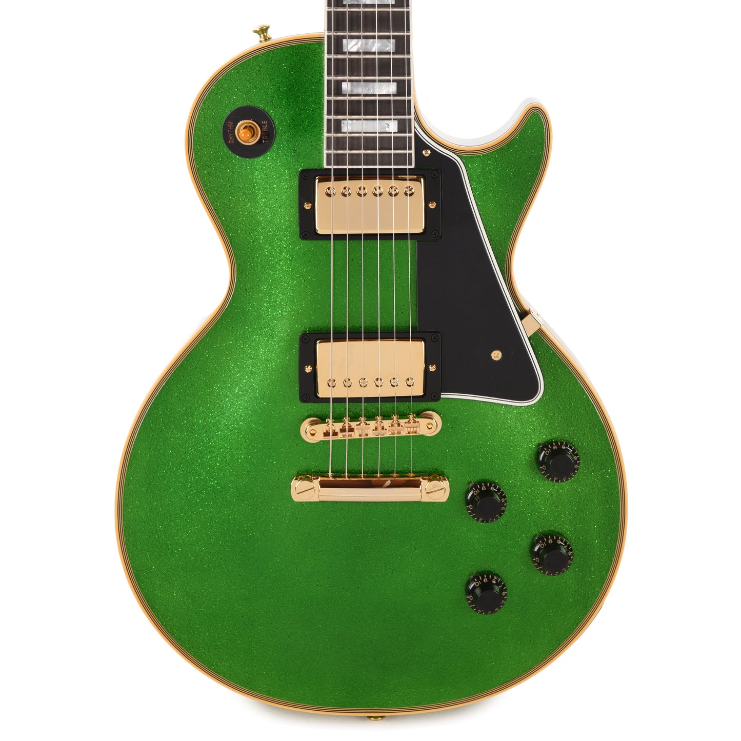 Gibson Custom Shop 1957 Les Paul Custom "CME Spec" Antique Green Sparkle VOS w/Custom "S" Buckers Electric Guitars / Solid Body