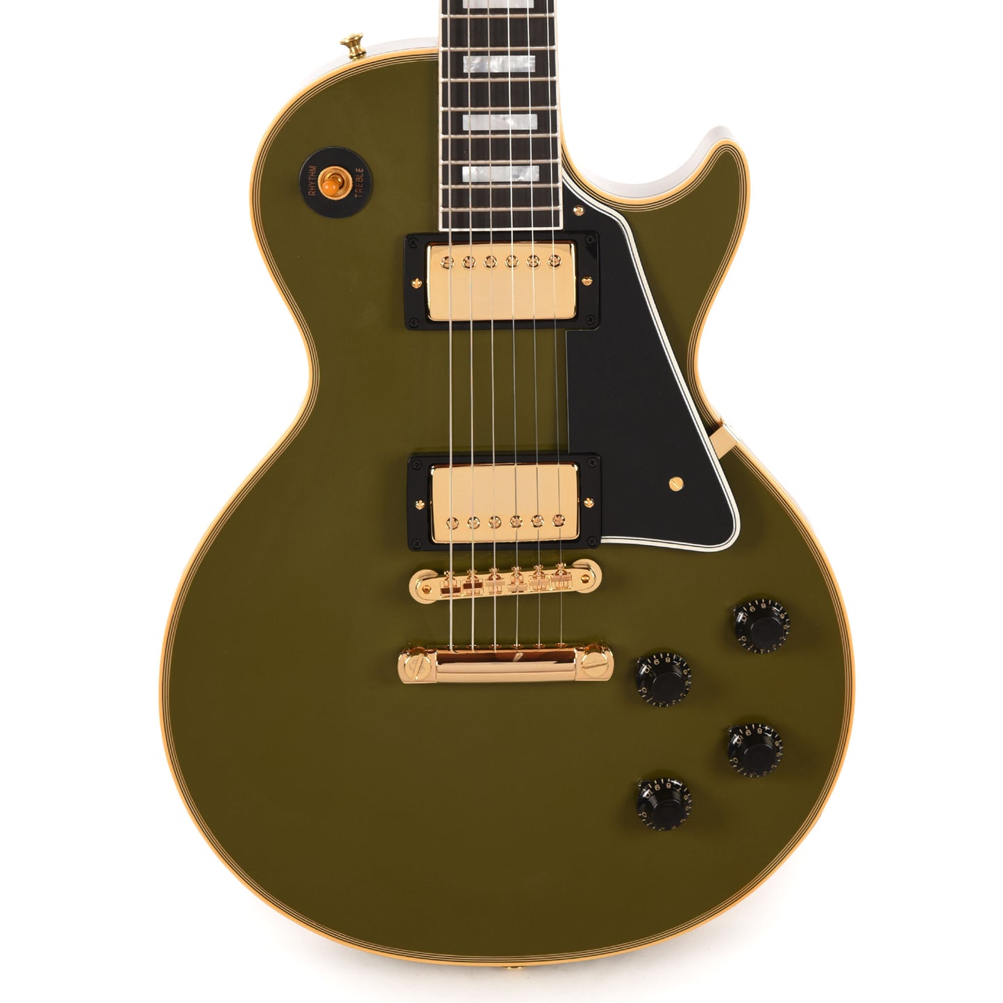 Gibson Custom Shop 1957 Les Paul Custom "CME Spec" Antique Olive Drab VOS w/Custom "S" Buckers Electric Guitars / Solid Body
