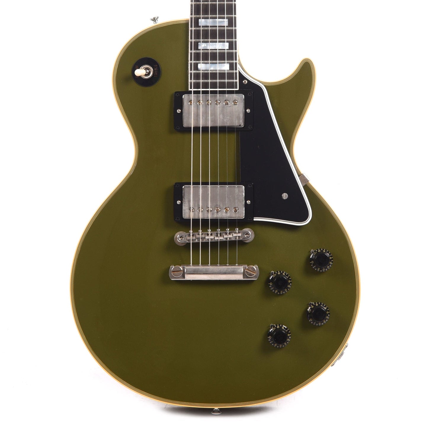 Gibson Custom Shop 1957 Les Paul Custom "CME Spec" VOS Antique Olive Drab Electric Guitars / Solid Body