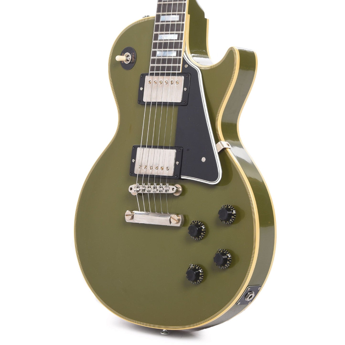 Gibson Custom Shop 1957 Les Paul Custom "CME Spec" VOS Antique Olive Drab Electric Guitars / Solid Body
