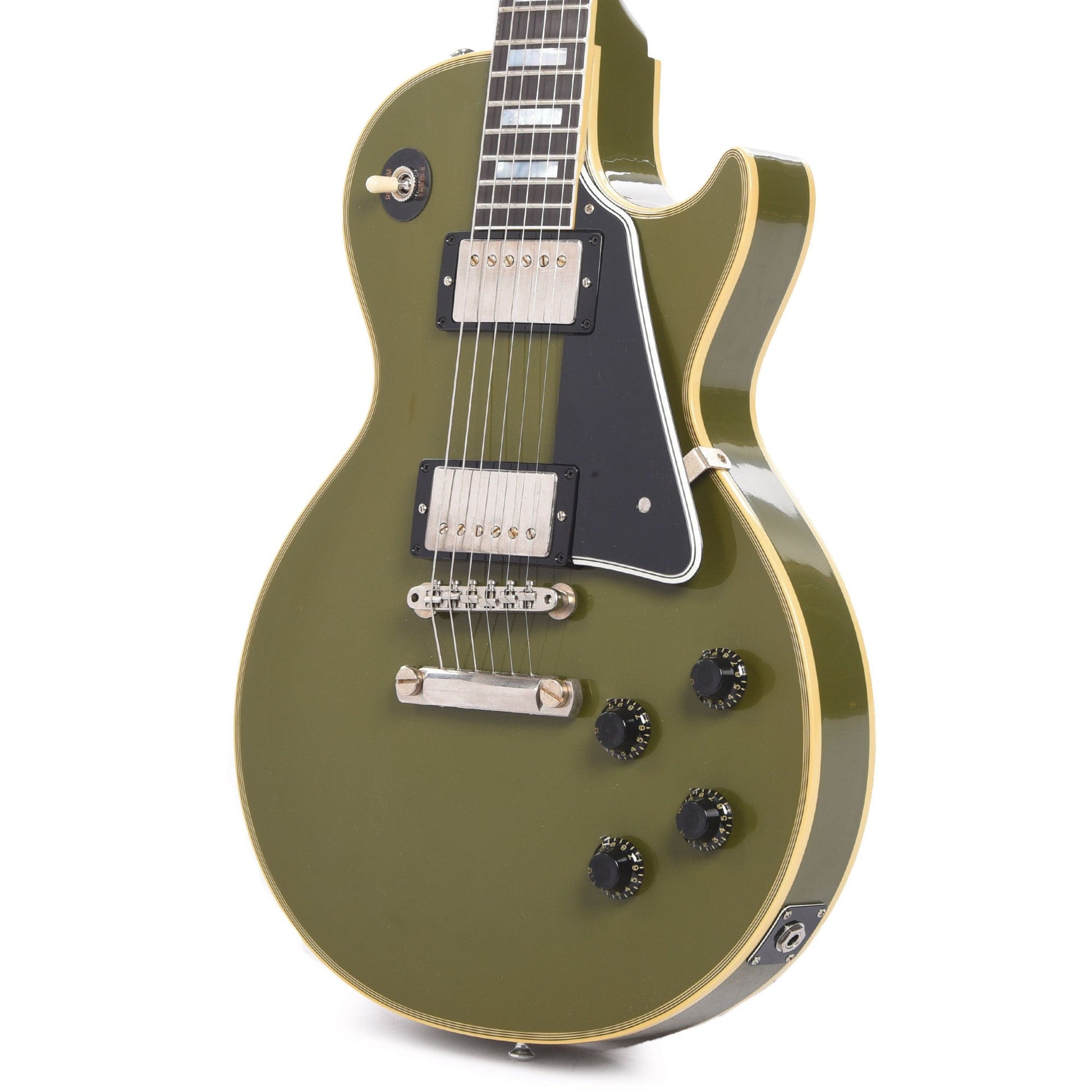 Gibson Custom Shop 1957 Les Paul Custom "CME Spec" VOS Antique Olive Drab Electric Guitars / Solid Body