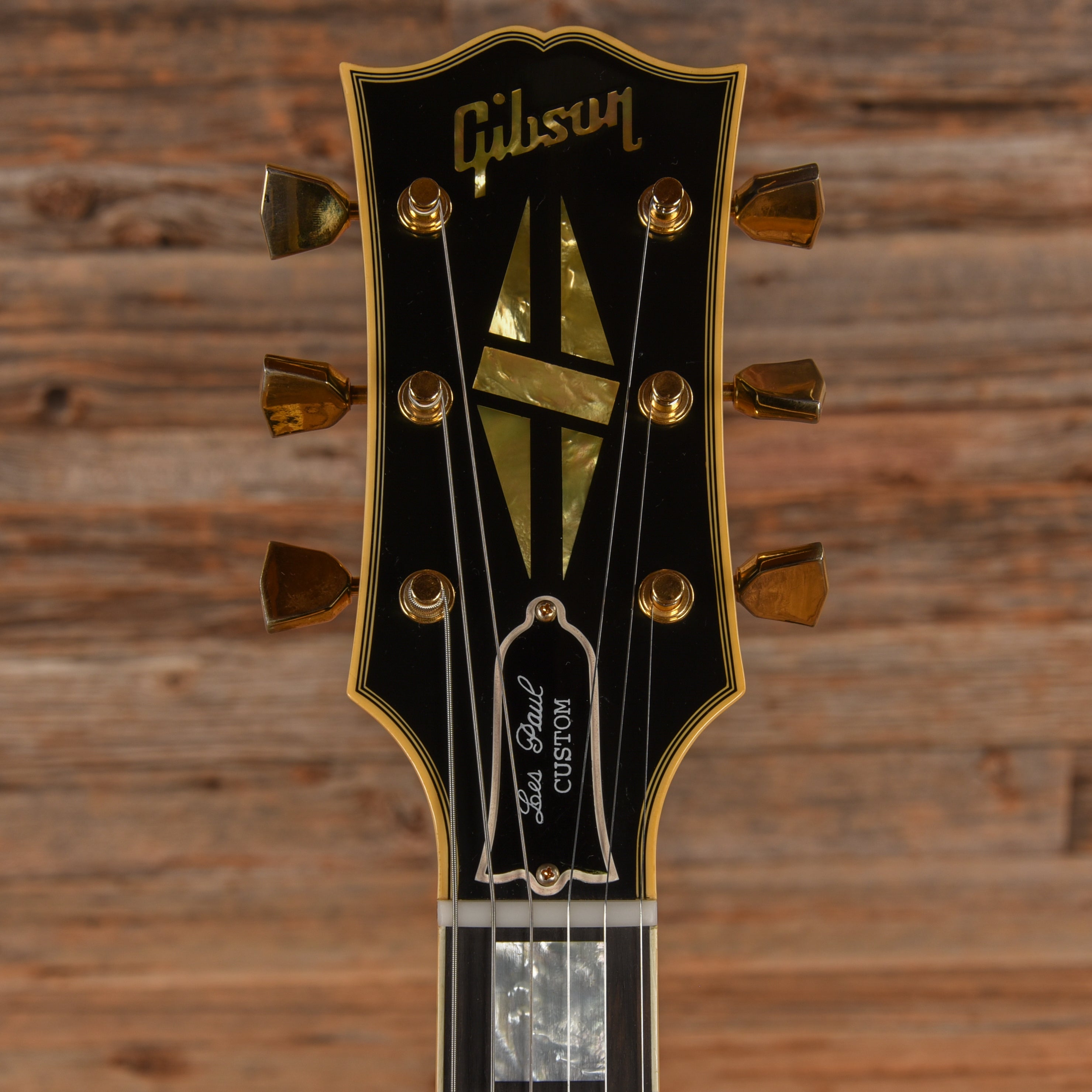 Gibson Custom Shop 1957 Les Paul Custom Ebony Electric Guitars / Solid Body