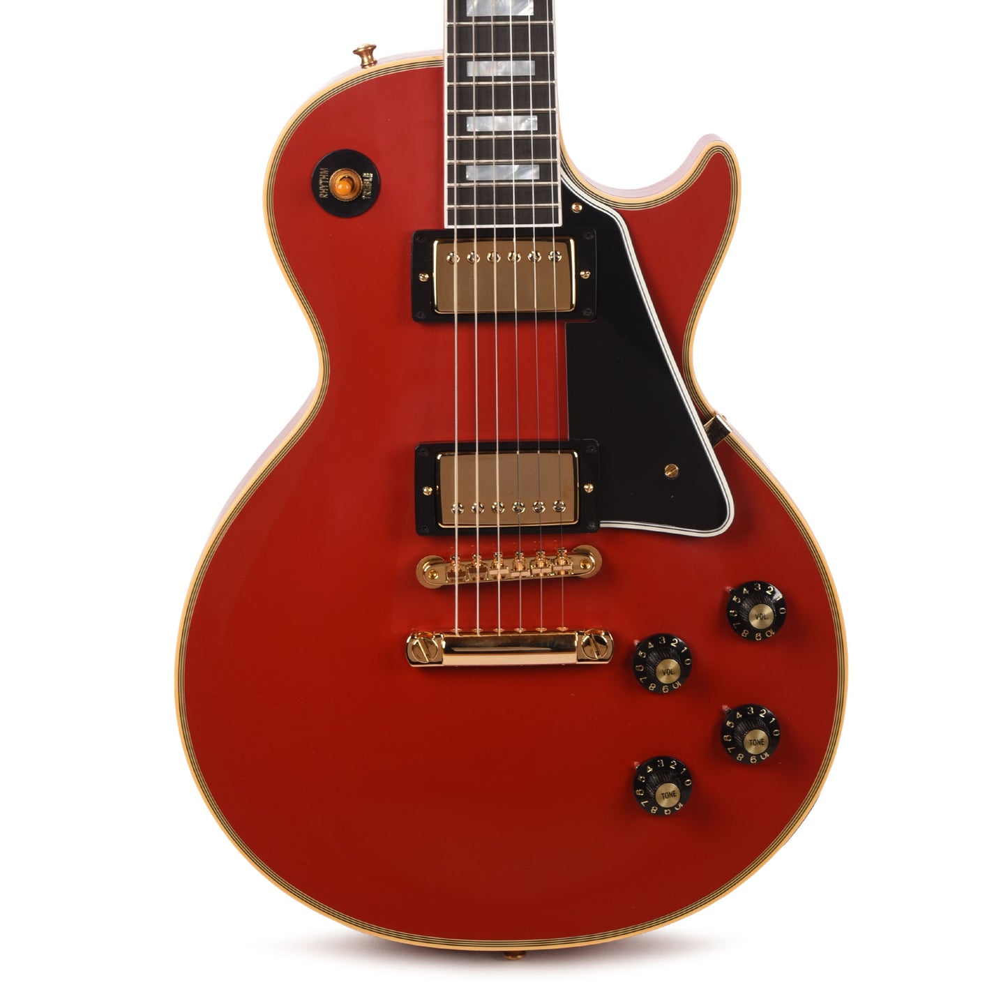 Gibson Custom Shop 1957 Les Paul Custom Heavy Antique Cardinal Red VOS w/60 V2 Neck Electric Guitars / Solid Body