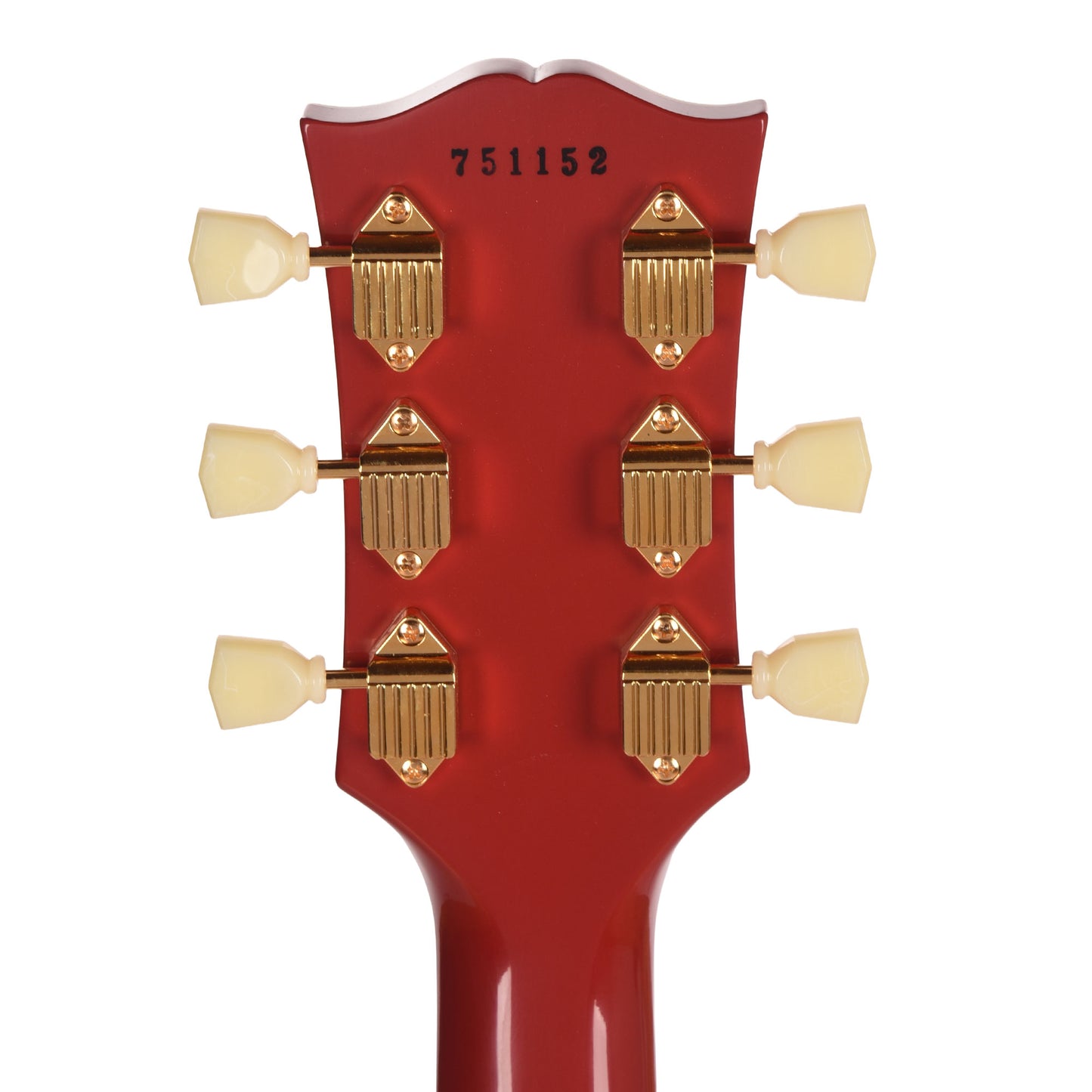 Gibson Custom Shop 1957 Les Paul Custom Heavy Antique Cardinal Red VOS w/60 V2 Neck Electric Guitars / Solid Body